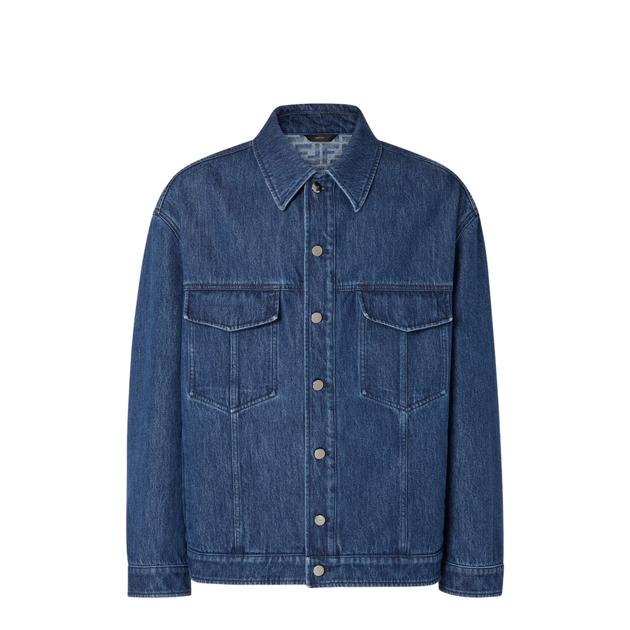 MAYFEYR - Fendi - Blue Jeans Jacket - FW1131AWMMF0QA2