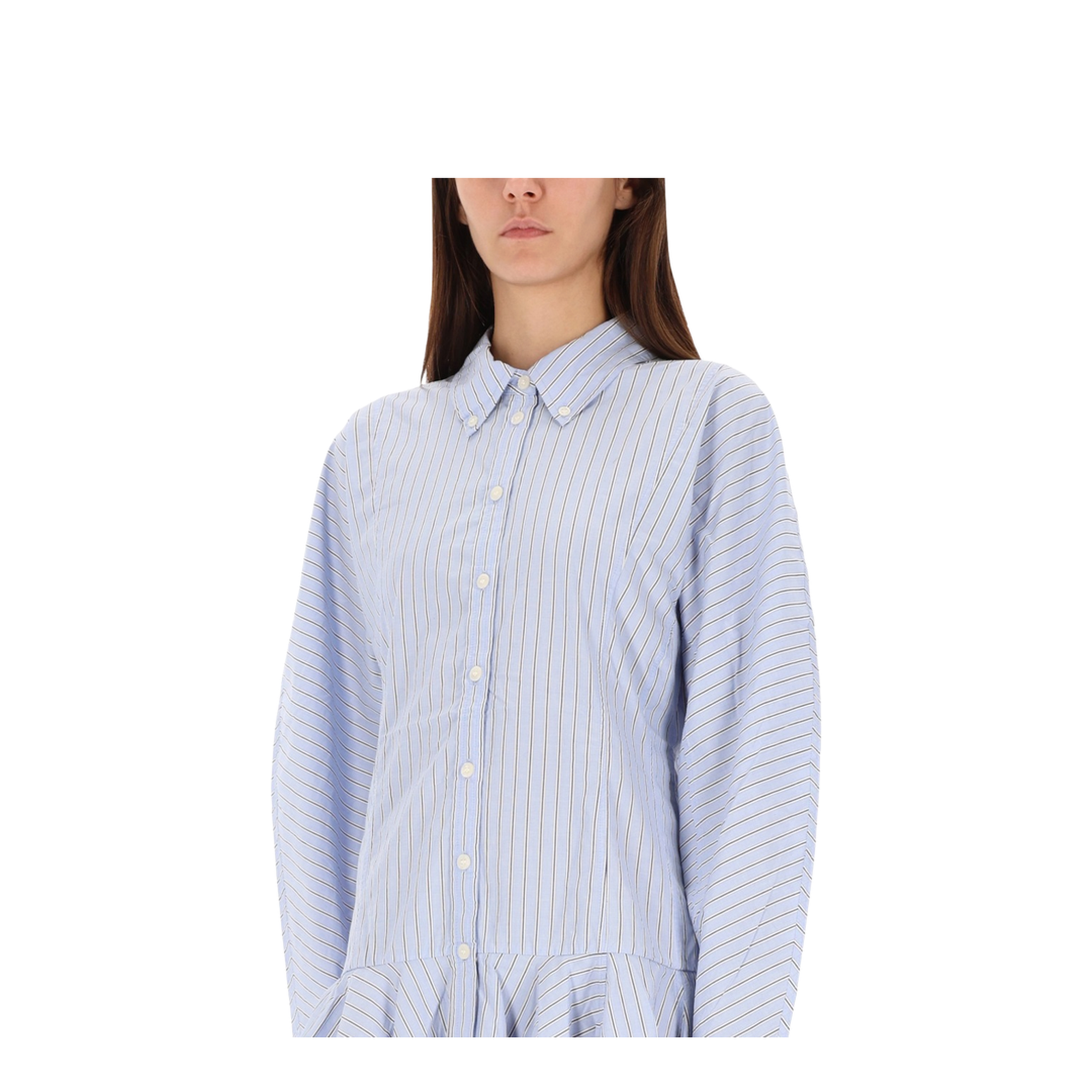 MAYFEYR - Ganni - Striped Chemisier Dress - W110101M
