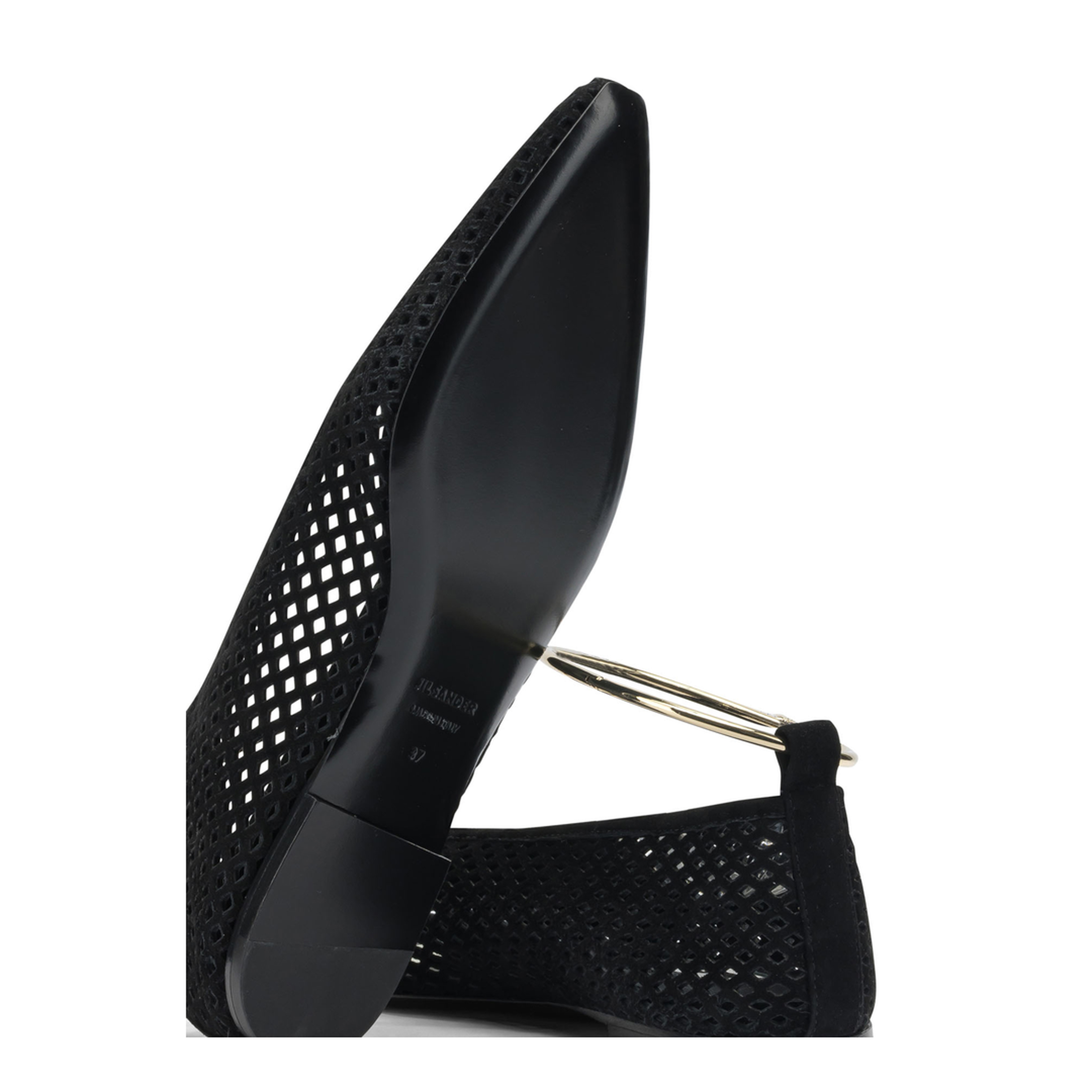 MAYFEYR - Jil Sander - Suede Perforated Ballet Flats - J15WZ0038P7587001