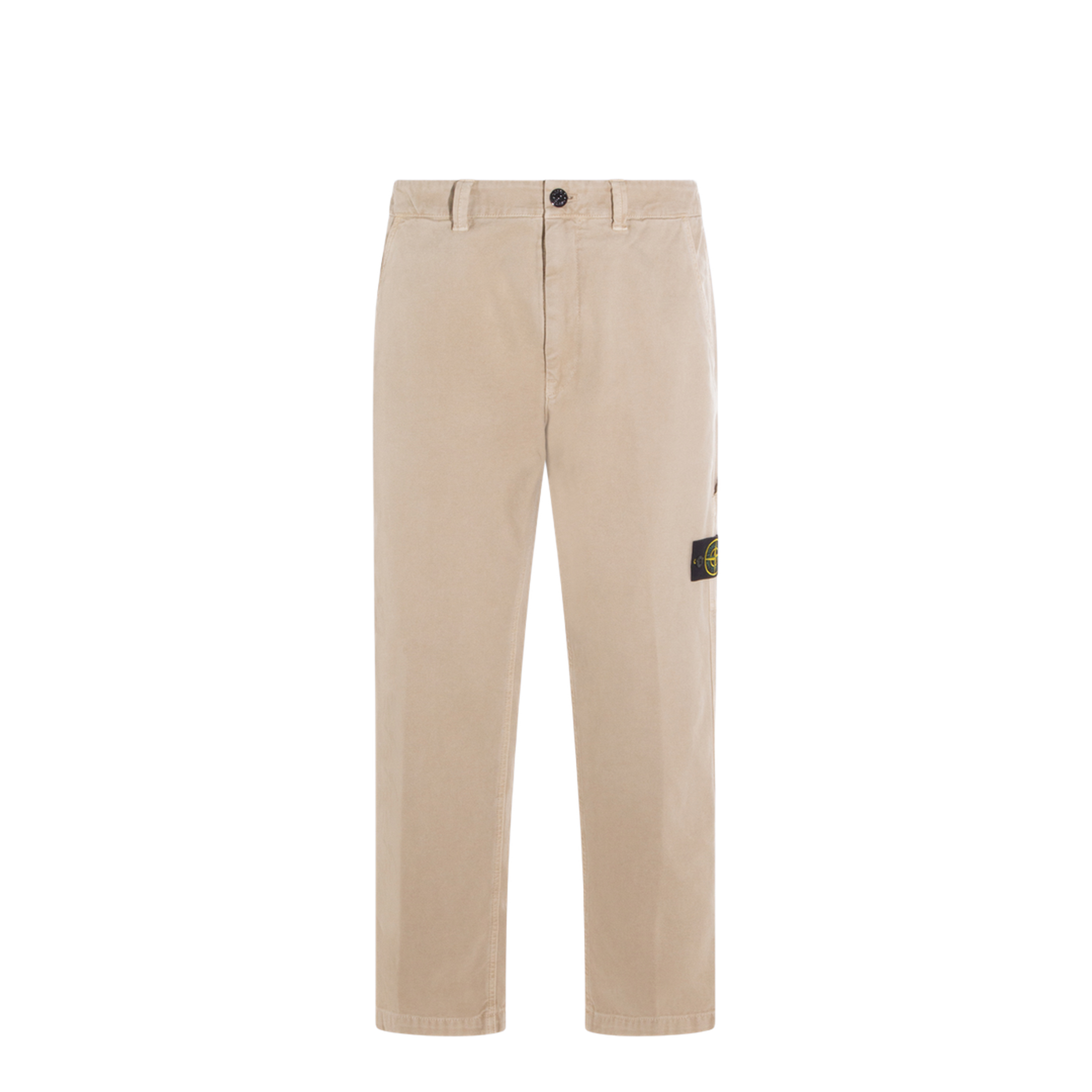 Beige Regular Pants