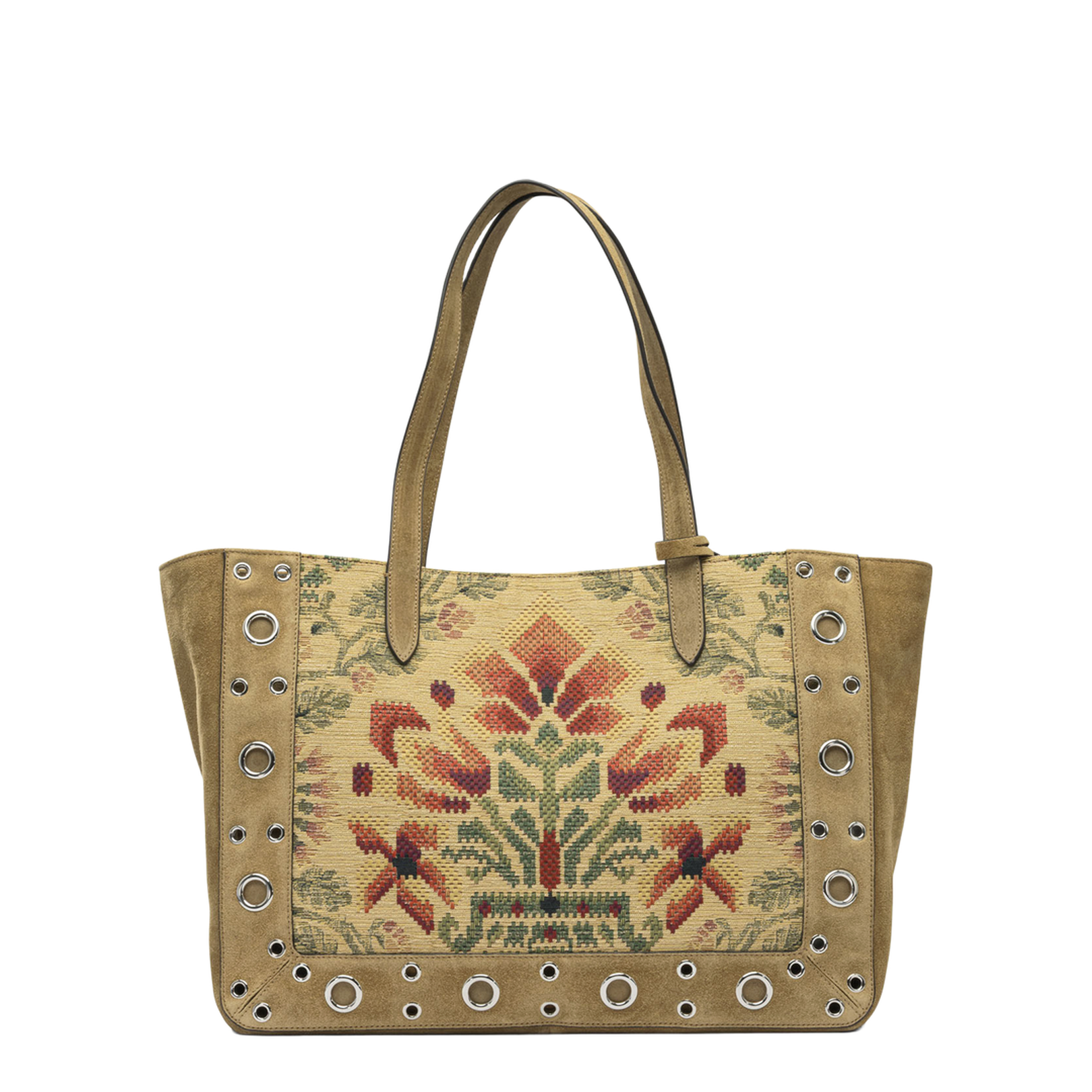 Medium Tote Bag in Jacquard Fabric