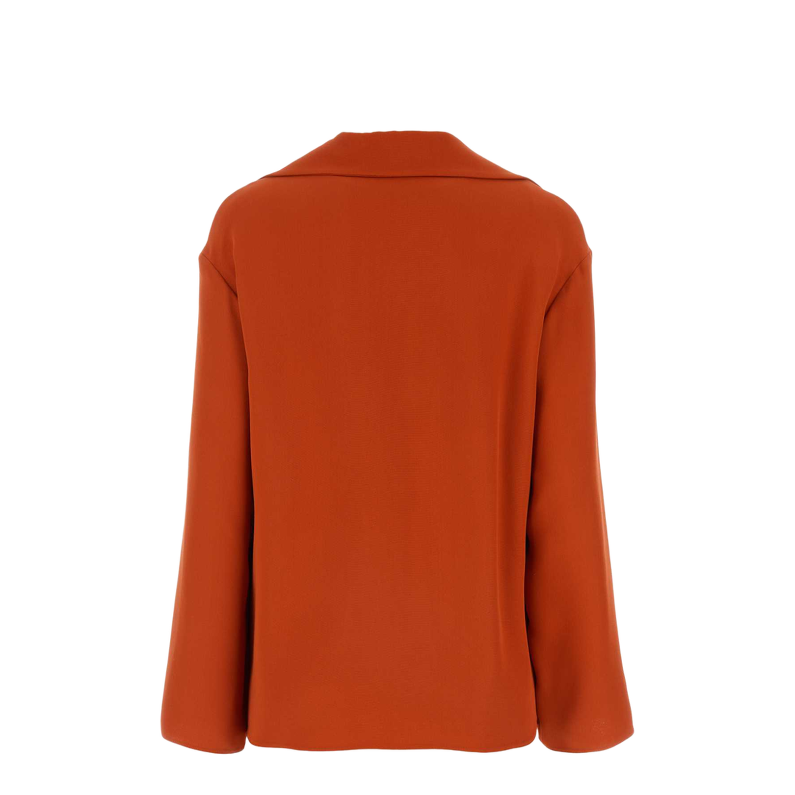 Brick Silk Blouse