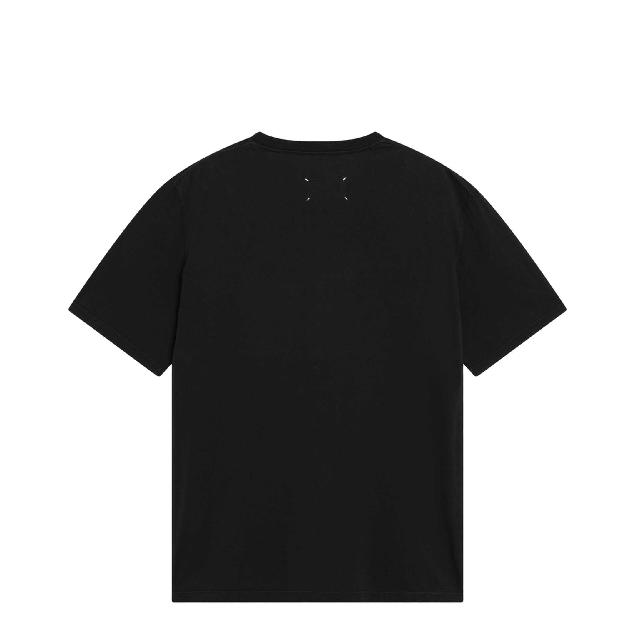Taped Cotton Jersey T-Shirt In Black