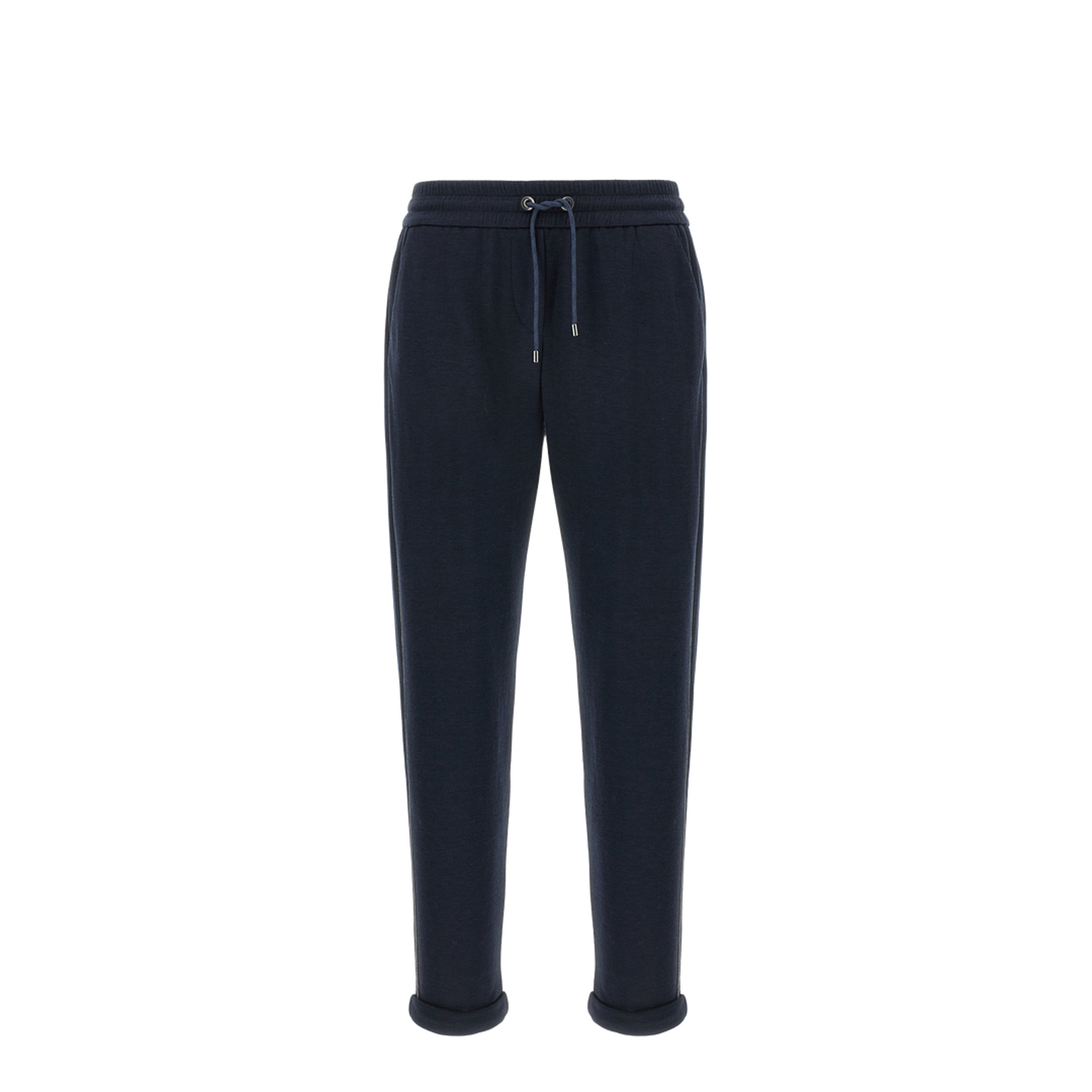 Cotton and Silk Blend Trousers