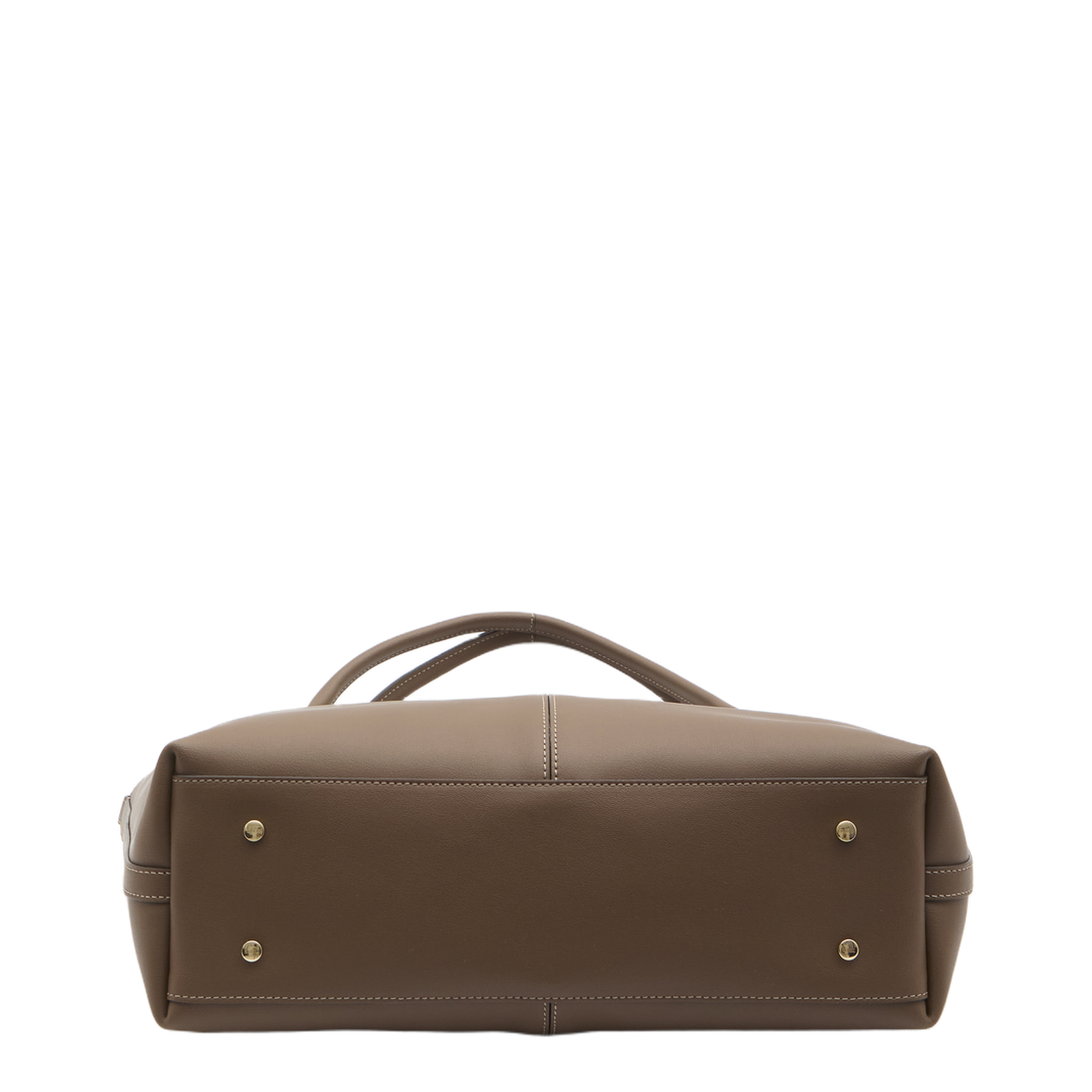 Shopping Bag in Leather Medium-Small