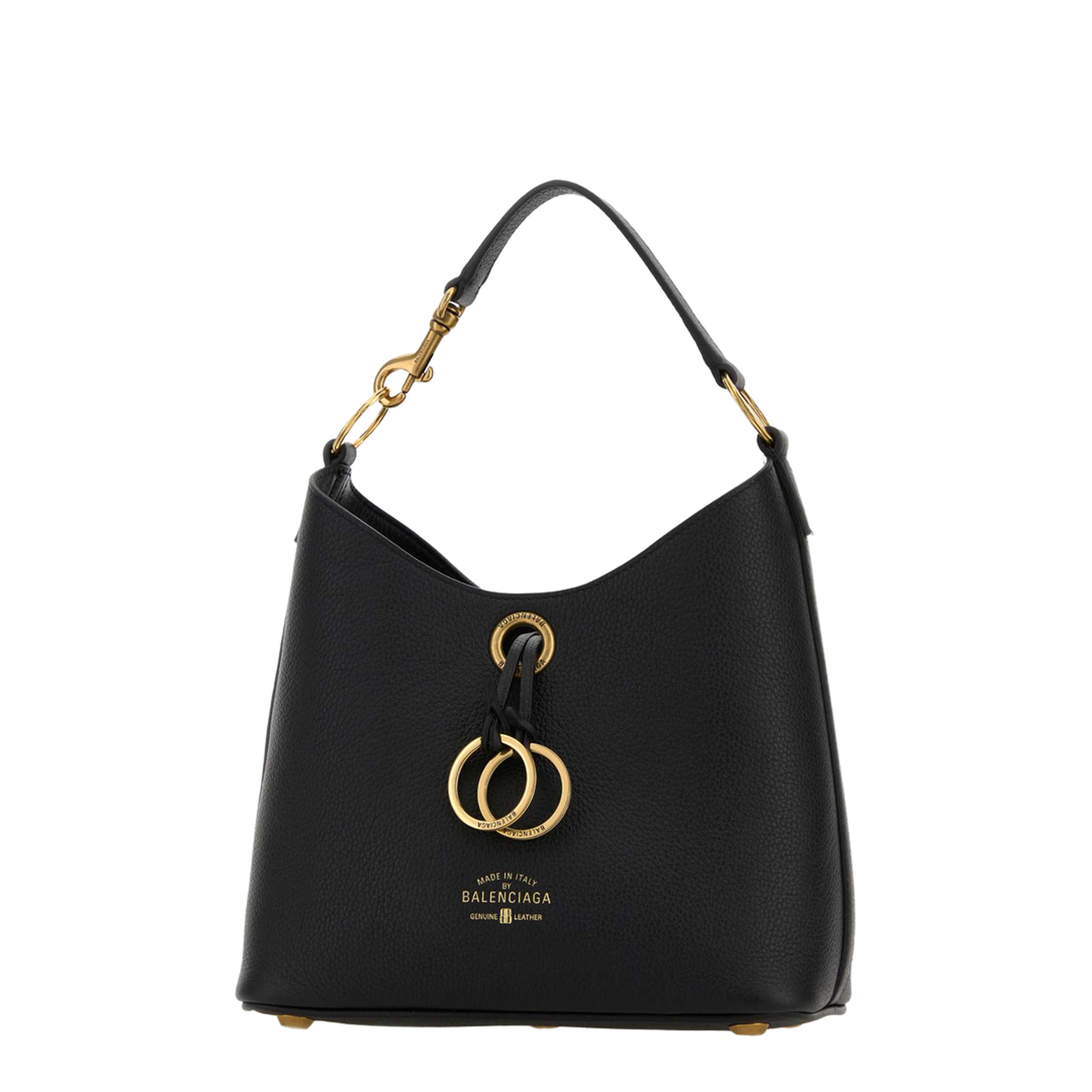 MAYFEYR - Balenciaga - Black Leather Carrie Handbag - 8456012ABNQ1000