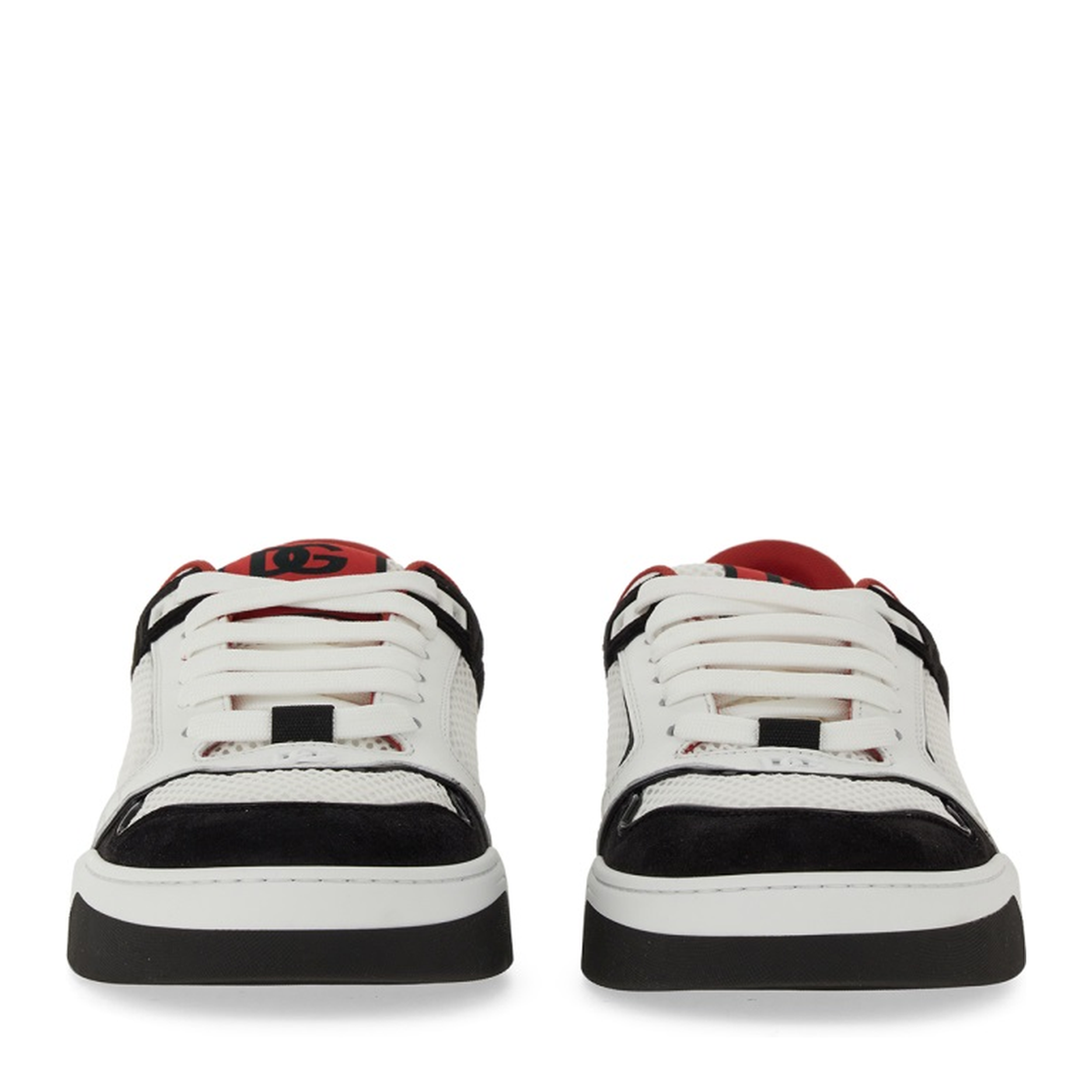 Leather and Mesh Sneaker