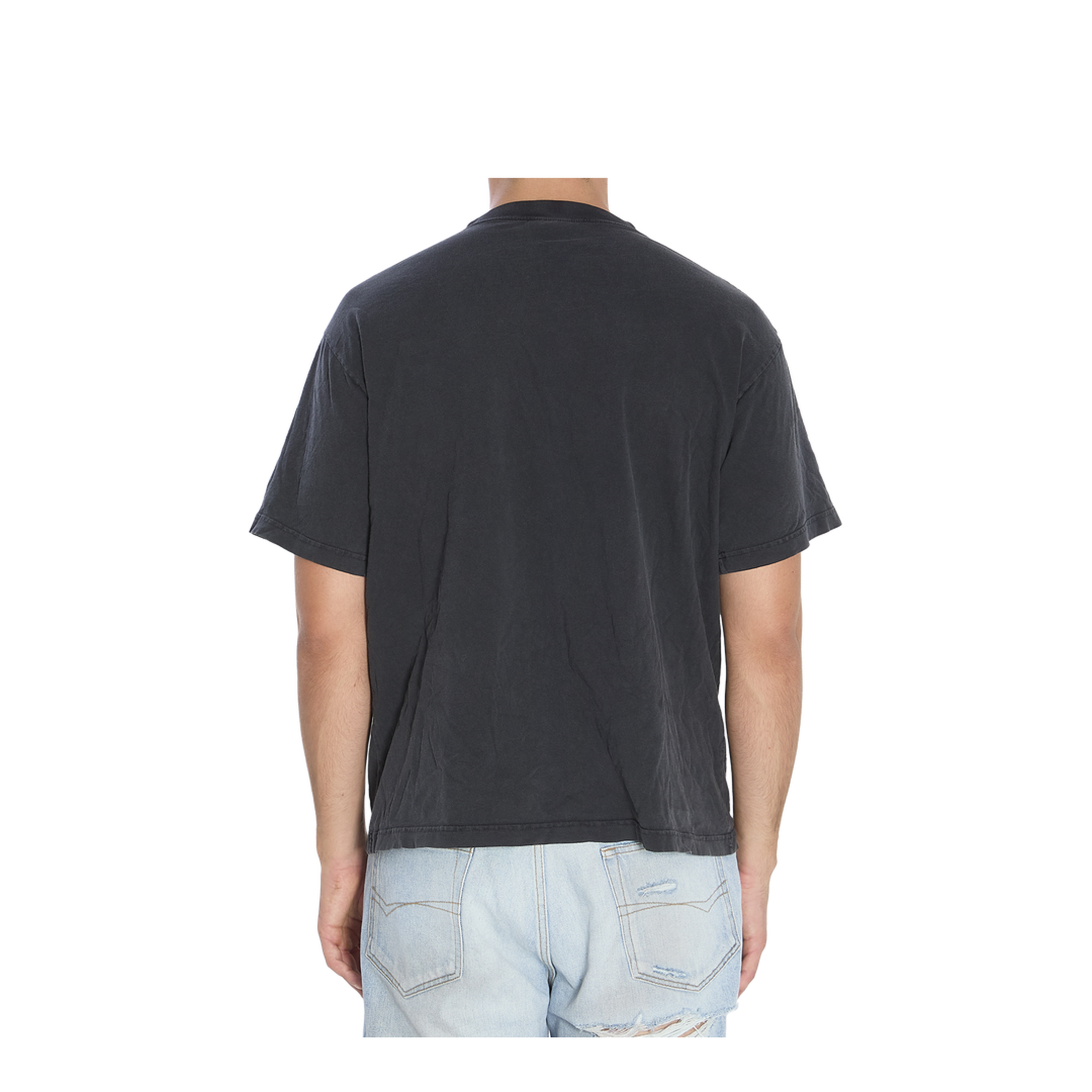 Standard T-Shirt Regular Fit in Black Faded