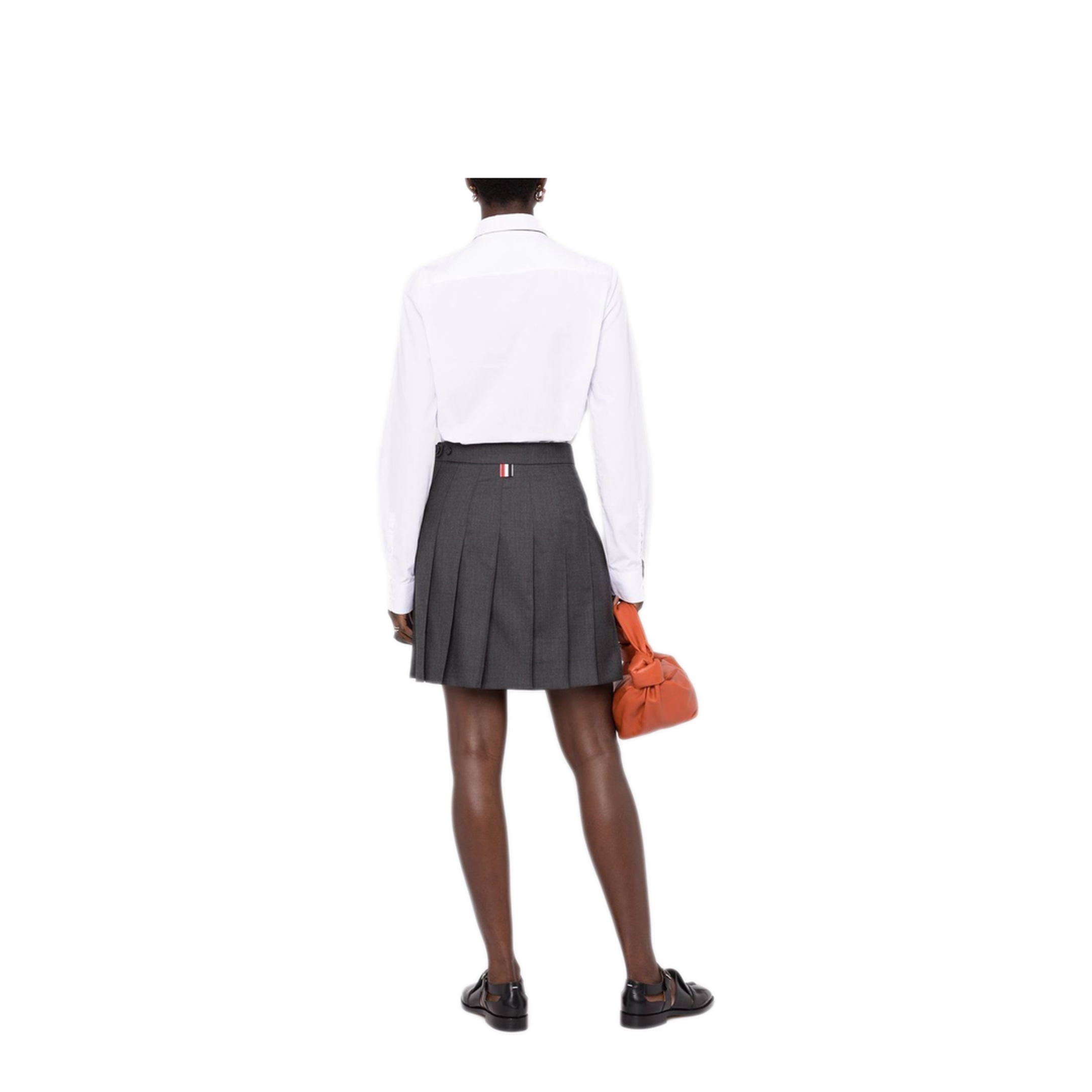 MAYFEYR - Thom Browne - Pleated Mini Skirt - FGC402V00626025