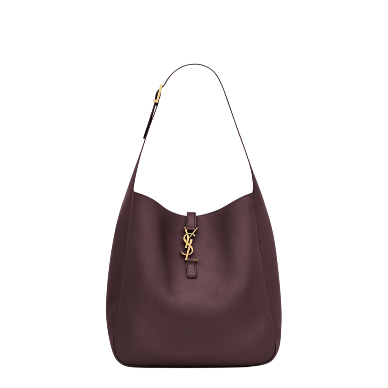 Le 5 à 7 Large Leather Shoulder Bags - Burgundy