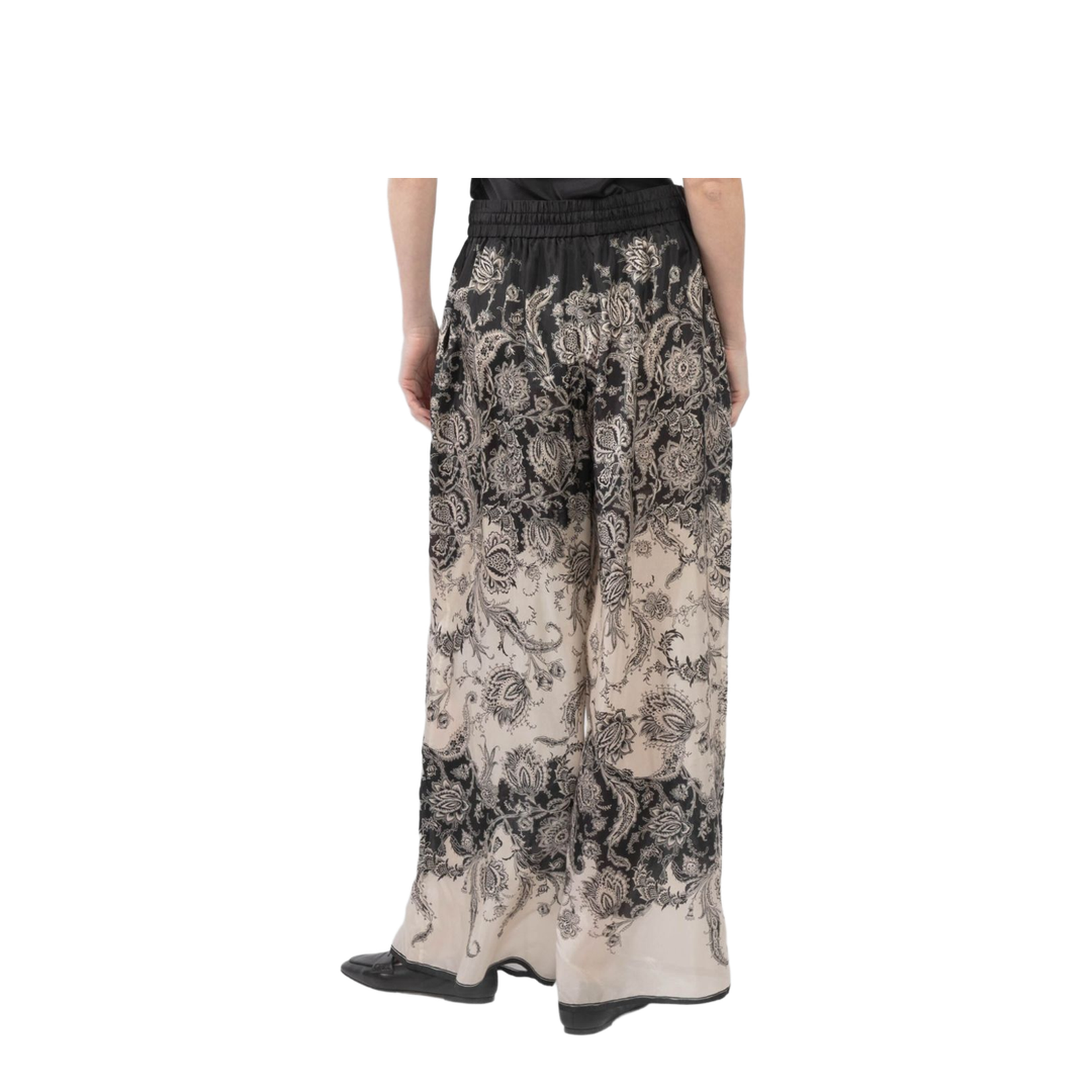 Printed silk Rhiannon pant