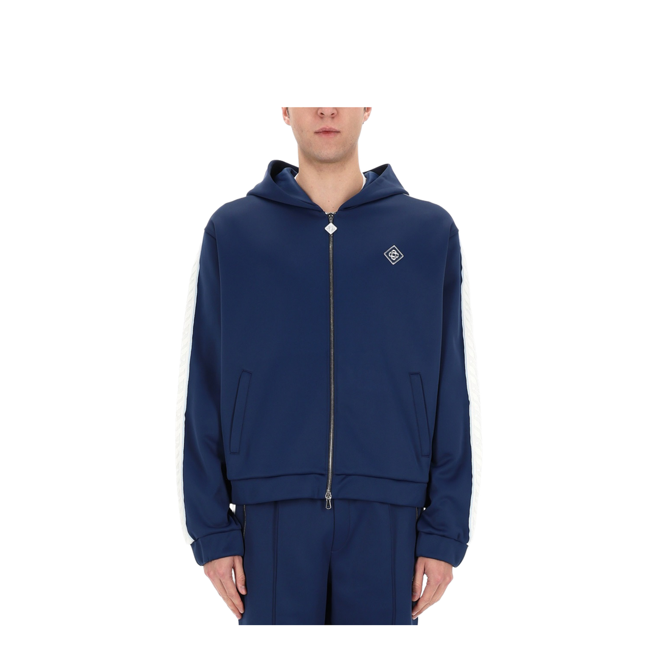 MAYFEYR - Casablanca - Zipper Hoodie - MSP26JTP45701NAVY