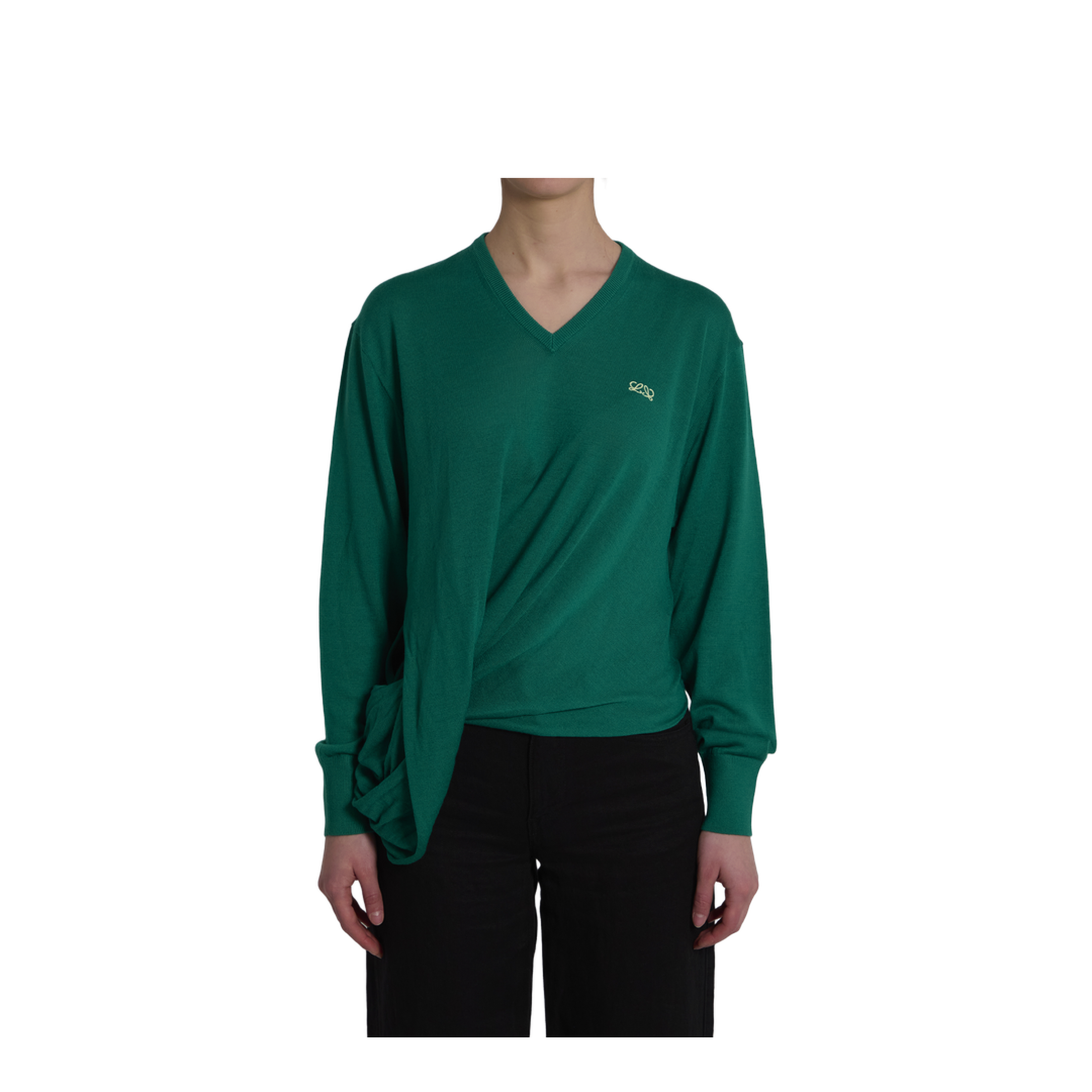 MAYFEYR - Loewe - Green Wool Sweater - S540Y14KHD4100