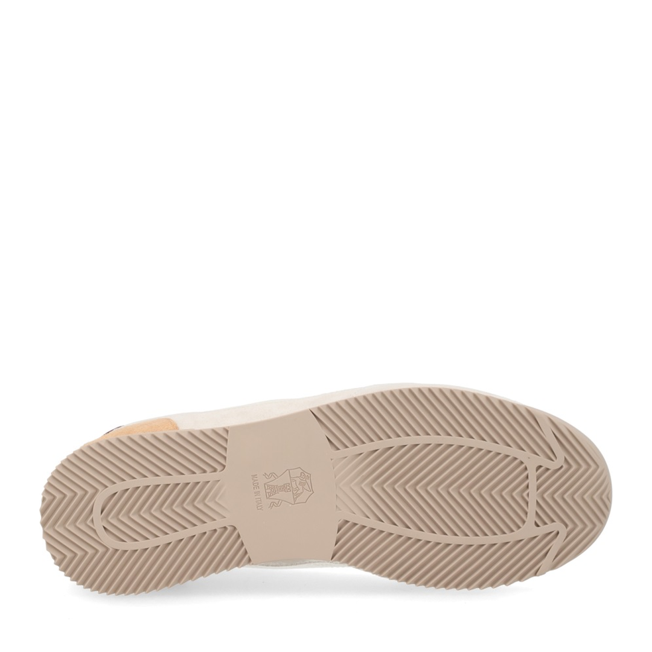 Sneaker with Suede Details