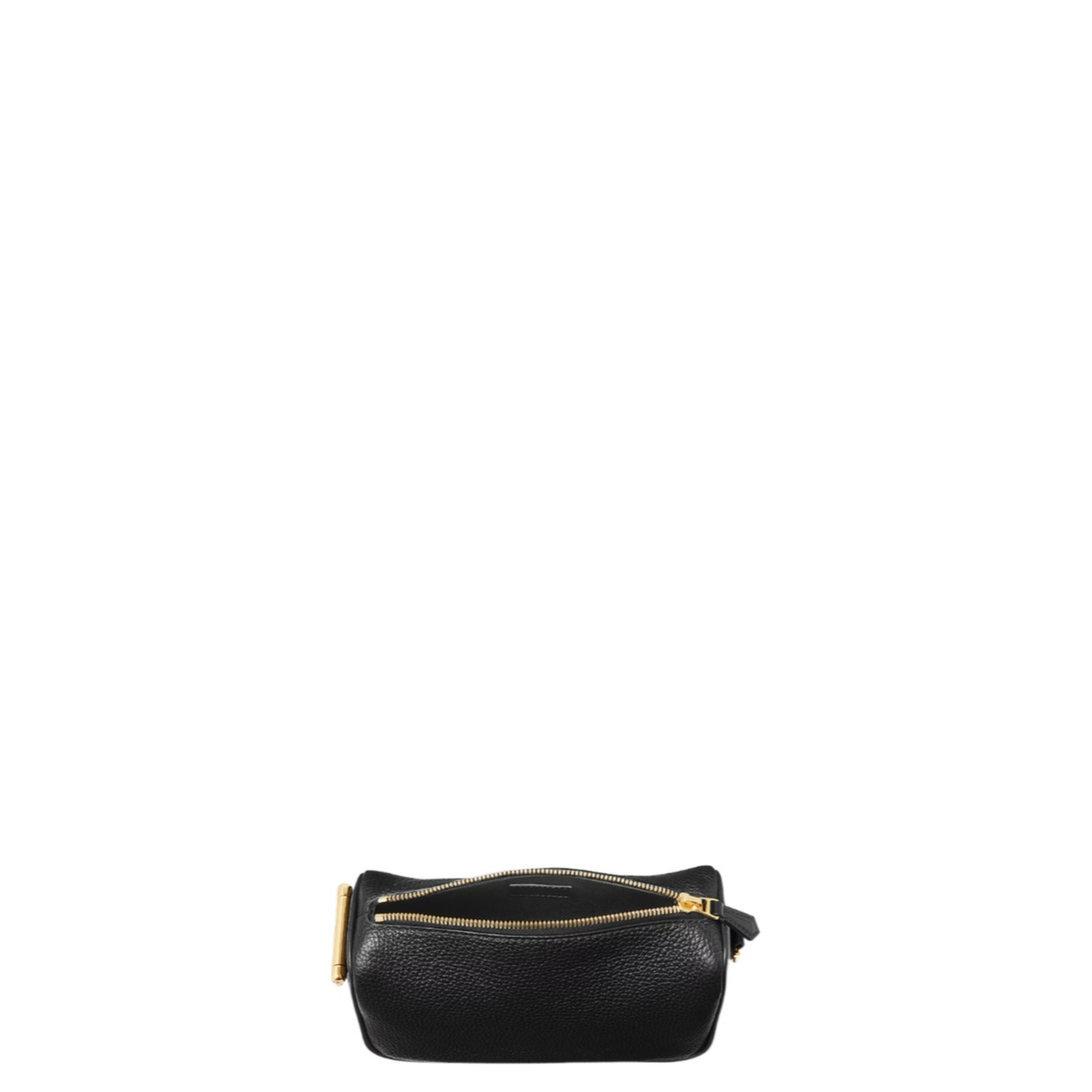 Half Horsebit Mini Bag in Black Leather