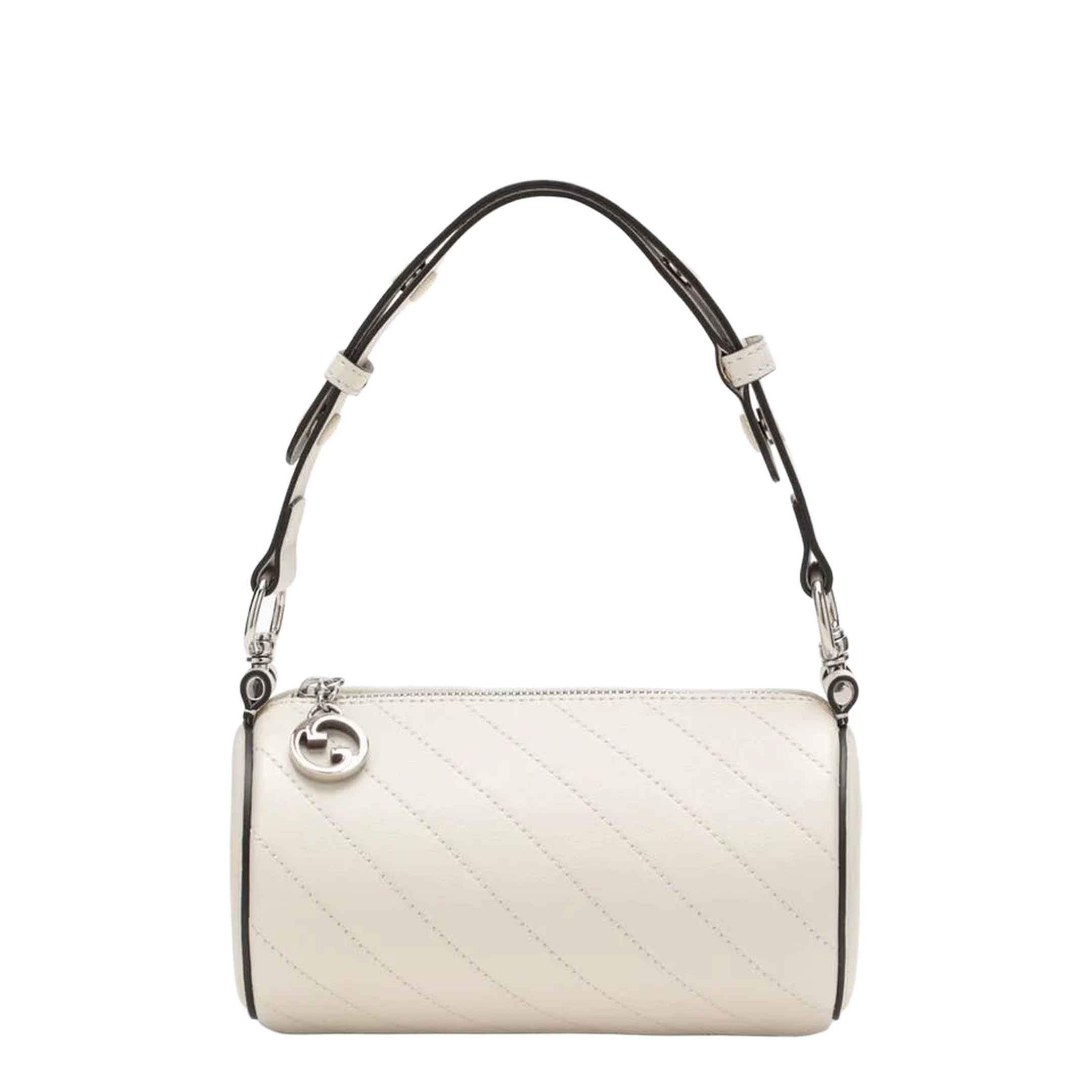 Blondie Mini White Leather Bag