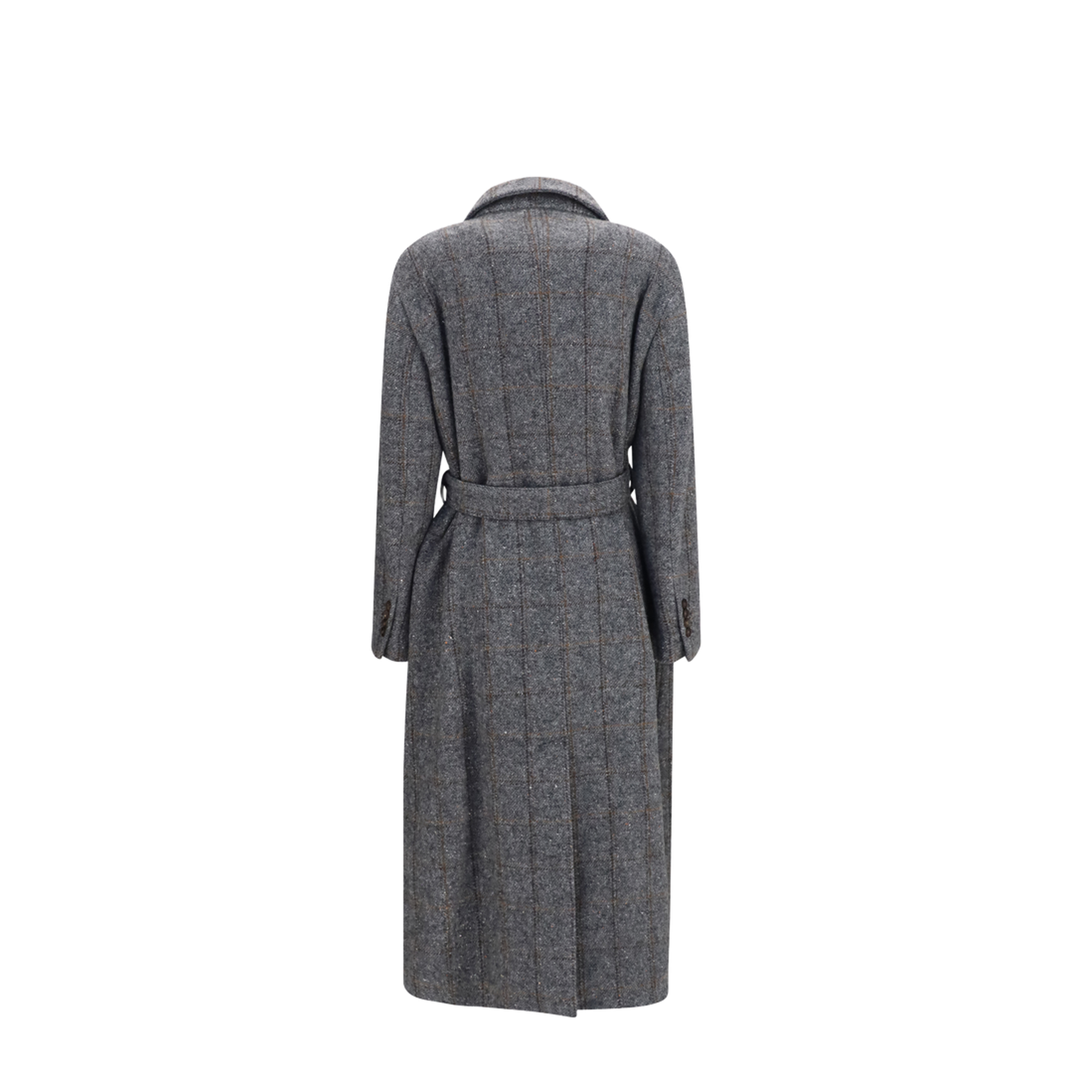 MAYFEYR - Brunello Cucinelli - Long Alpaca-Blend Coat With Belt - MG5729937
