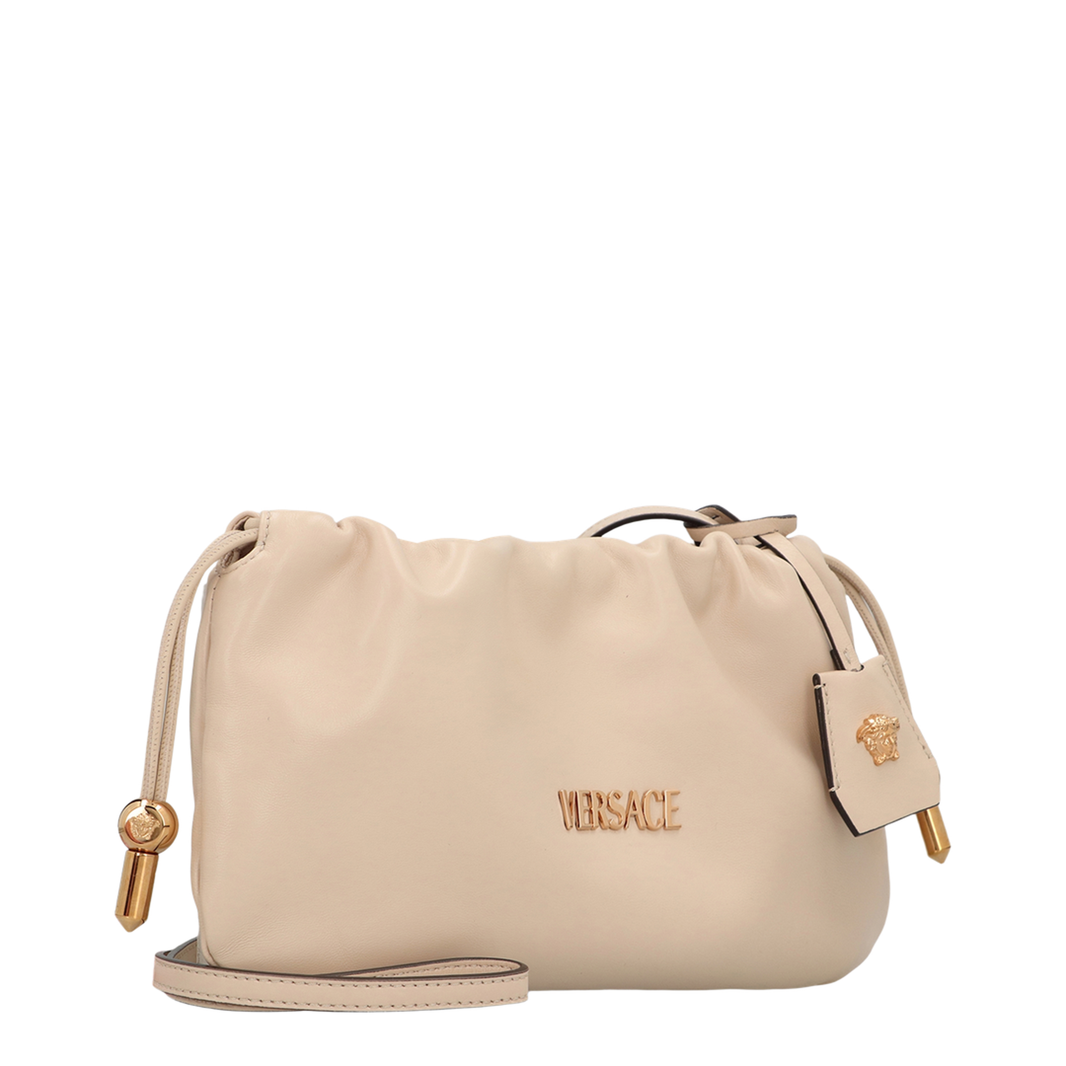 Tag Nappa Mini Bag - Beige