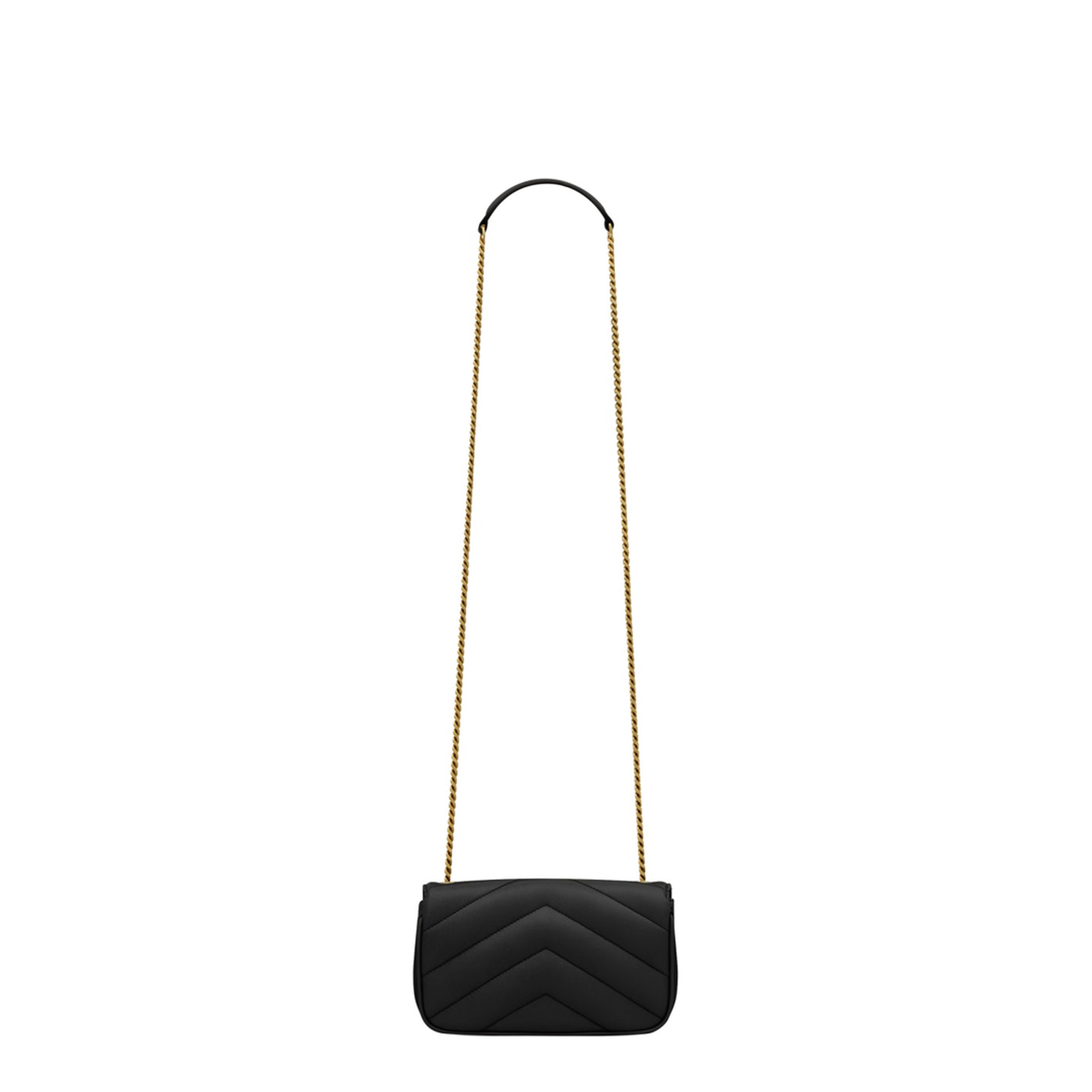 Loulou Mini Chain Bag in Black