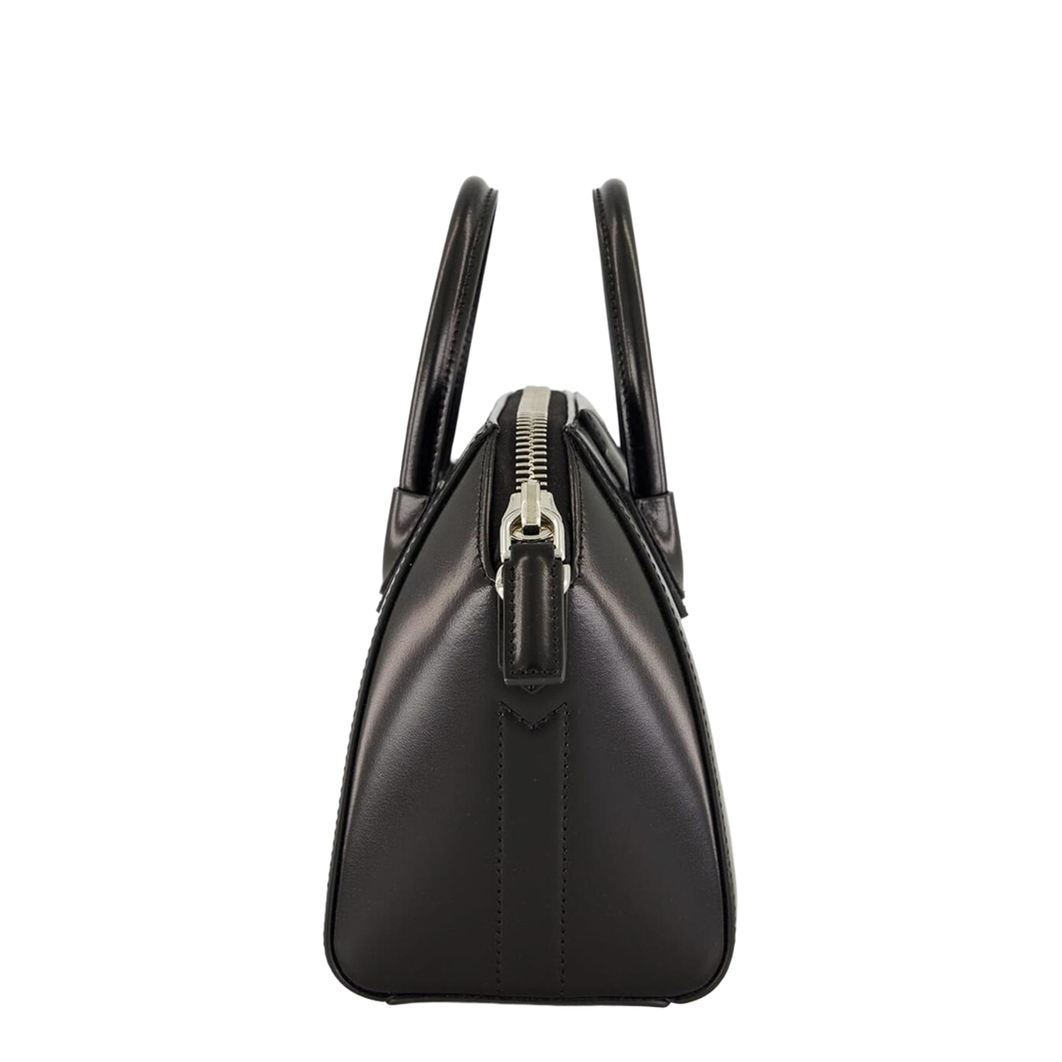 Antigona Mini Leather Shoulder Bag in Black