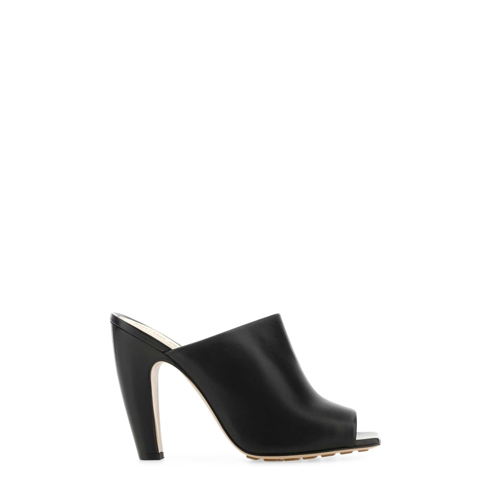 Black Nappa Leather Canalazzo Sandals