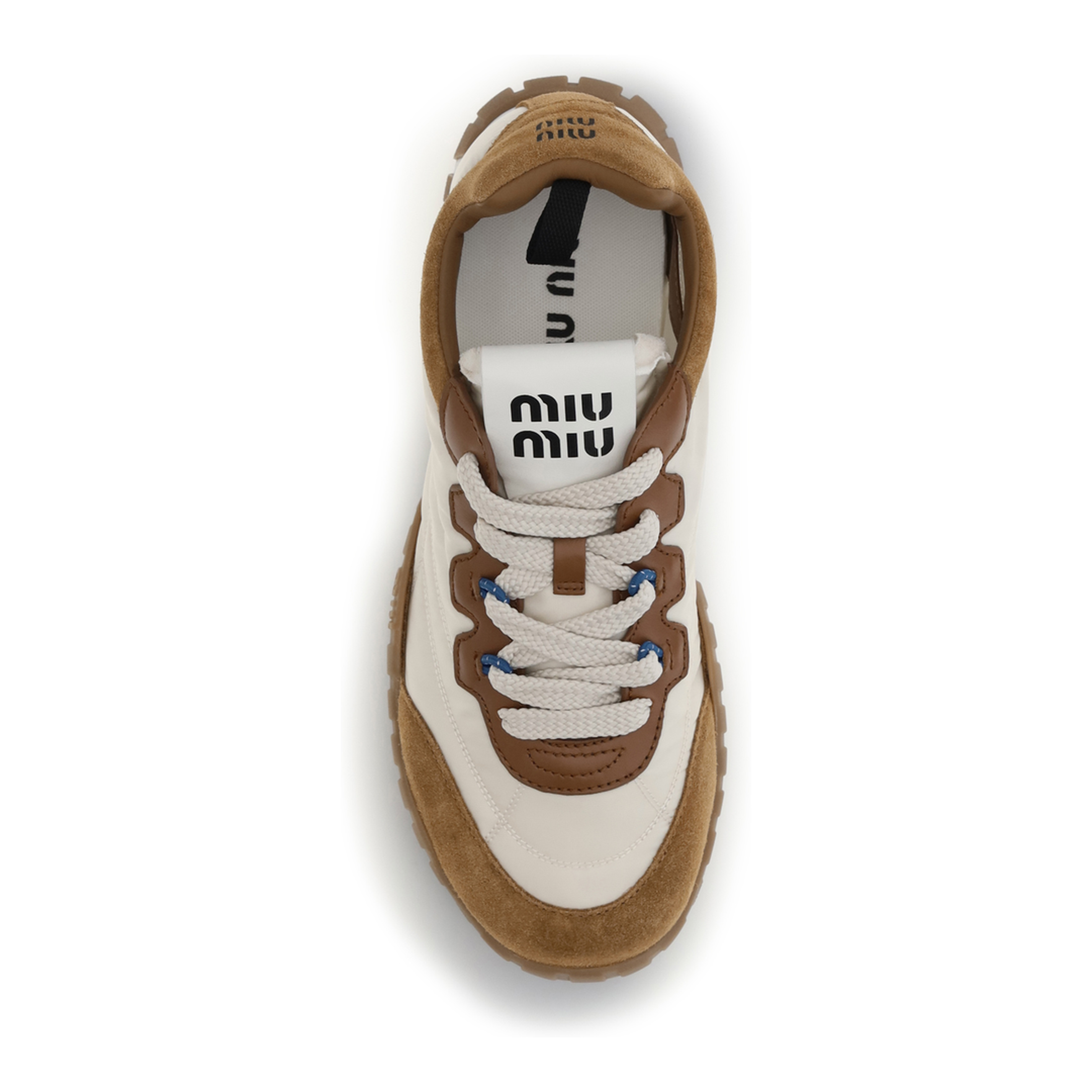 MAYFEYR - Miu Miu - Fabric And Suede Sneakers - 5E417EF005LYW