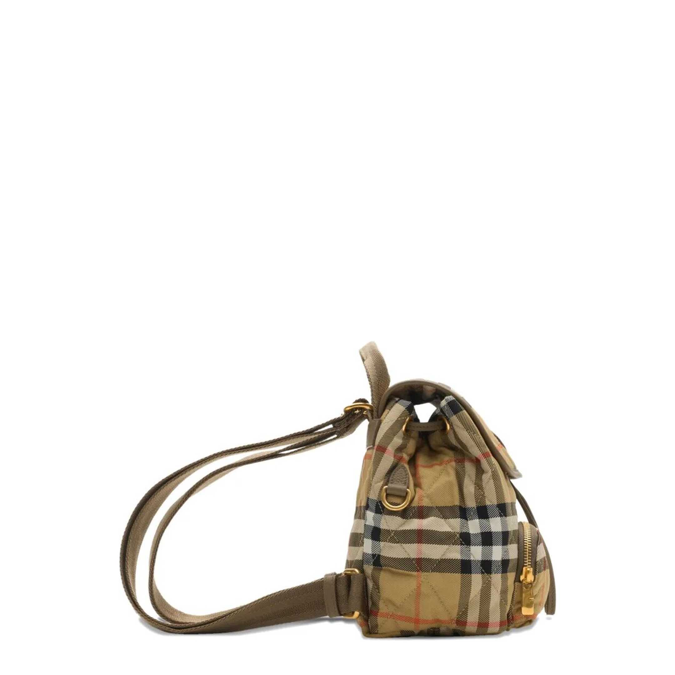 Embroidered Canvas Mini Horseshoe Backpack