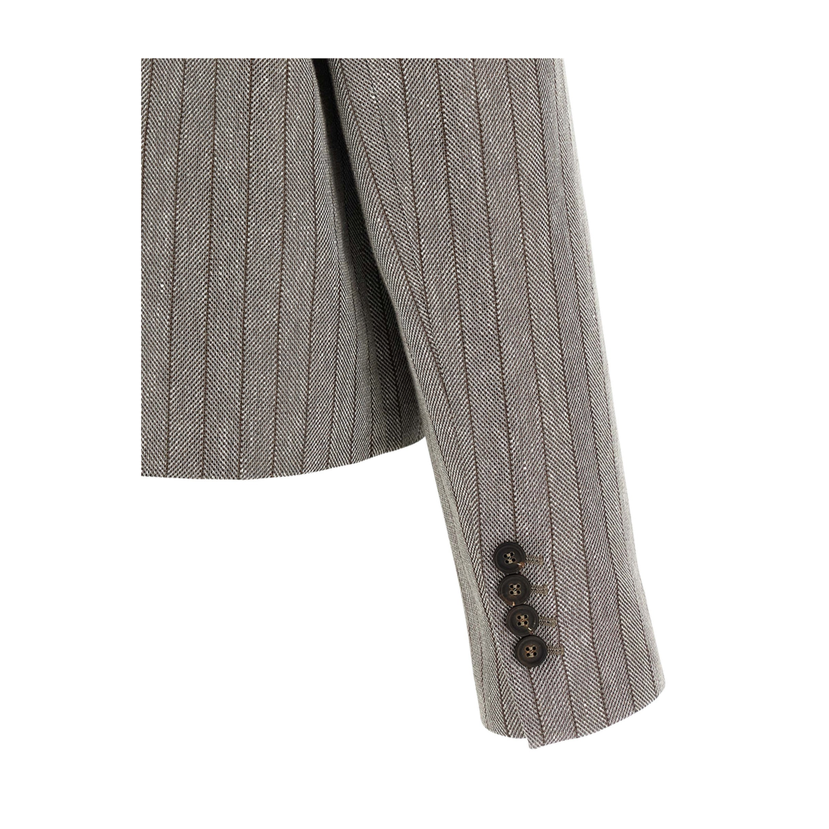 Pinstriped Chevron Blazer