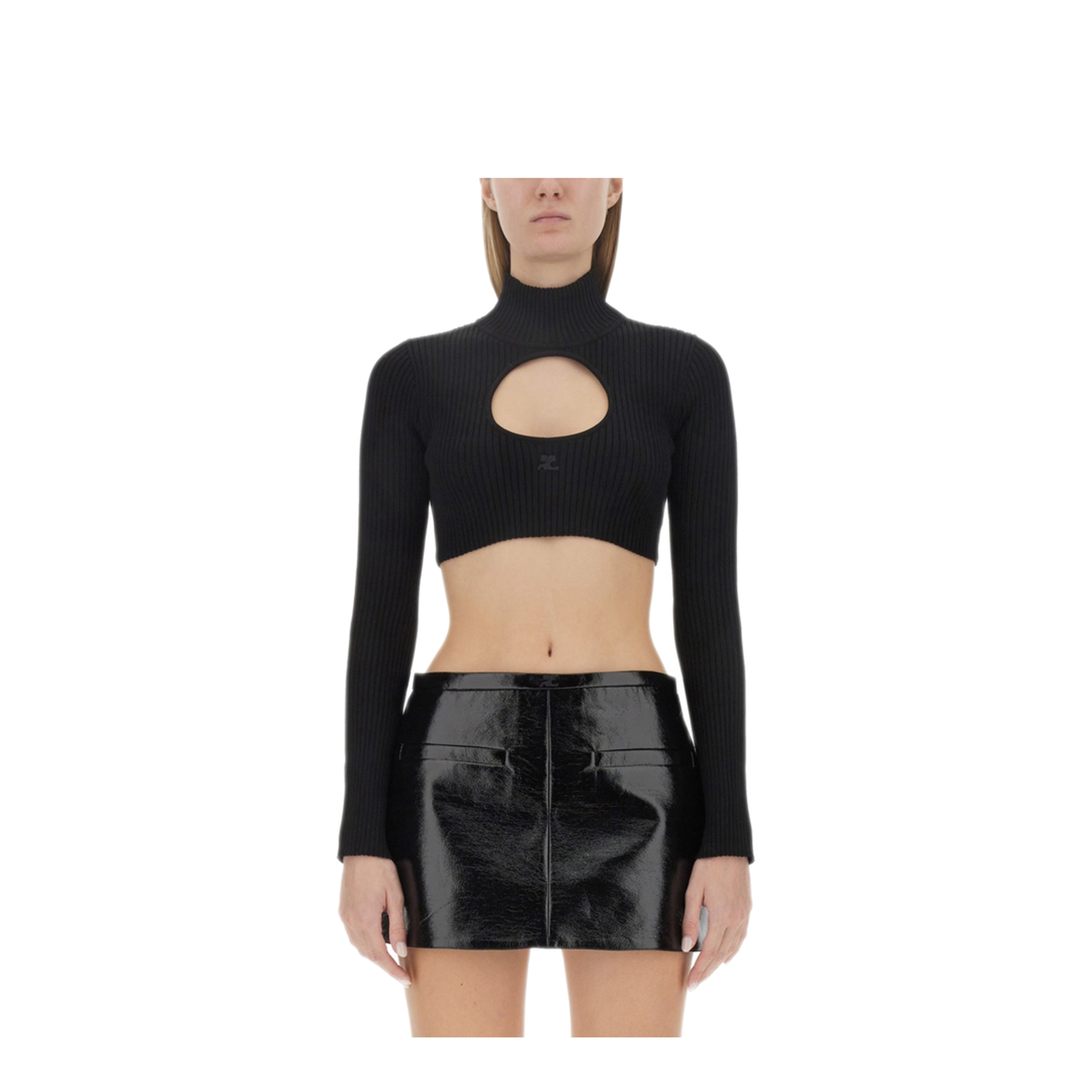 MAYFEYR - Courreges - Cropped Shirt - 423MPU122FI00019999
