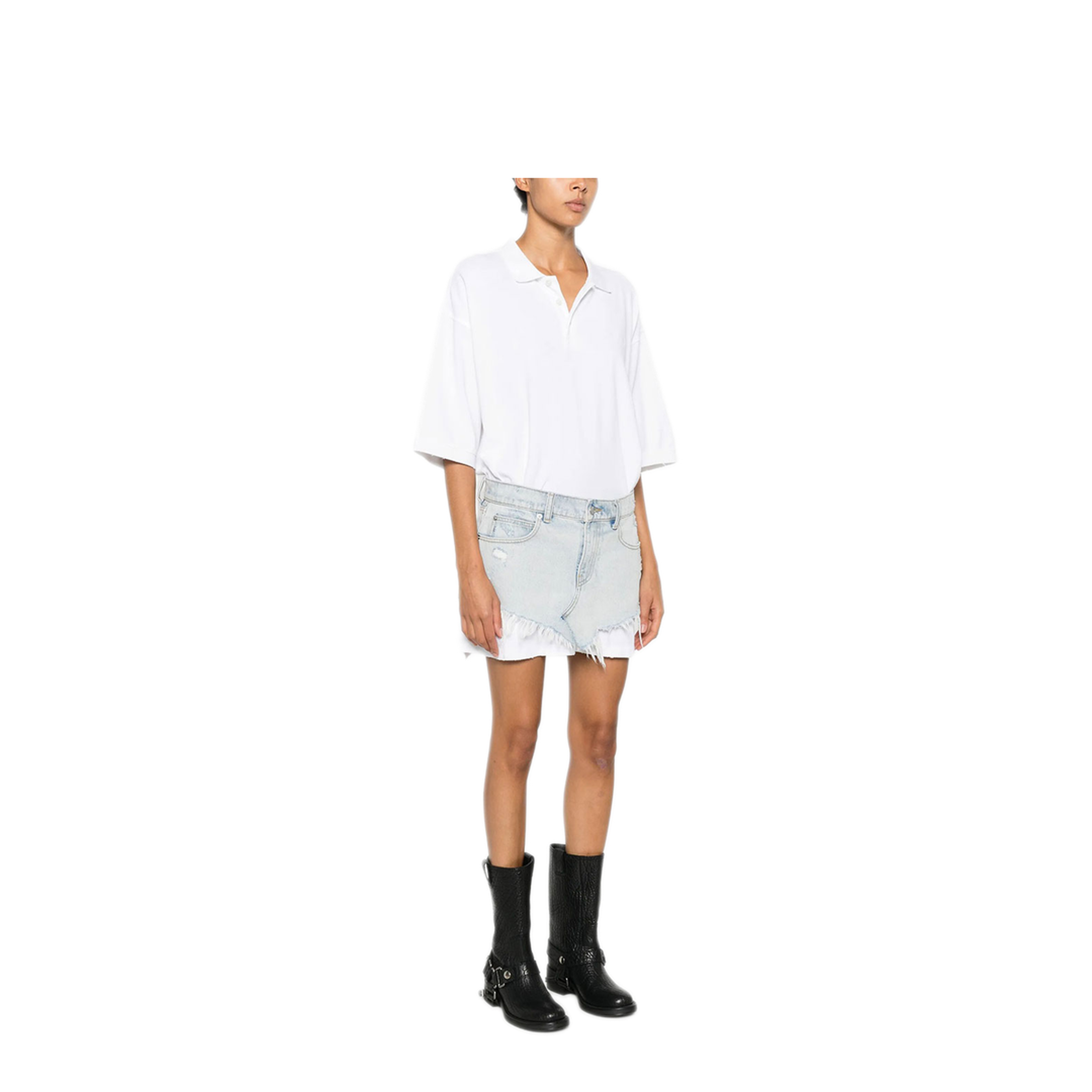 MAYFEYR - Alexander Wang - Pre-Styled Denim Polo Dress - 4DC3266121494C