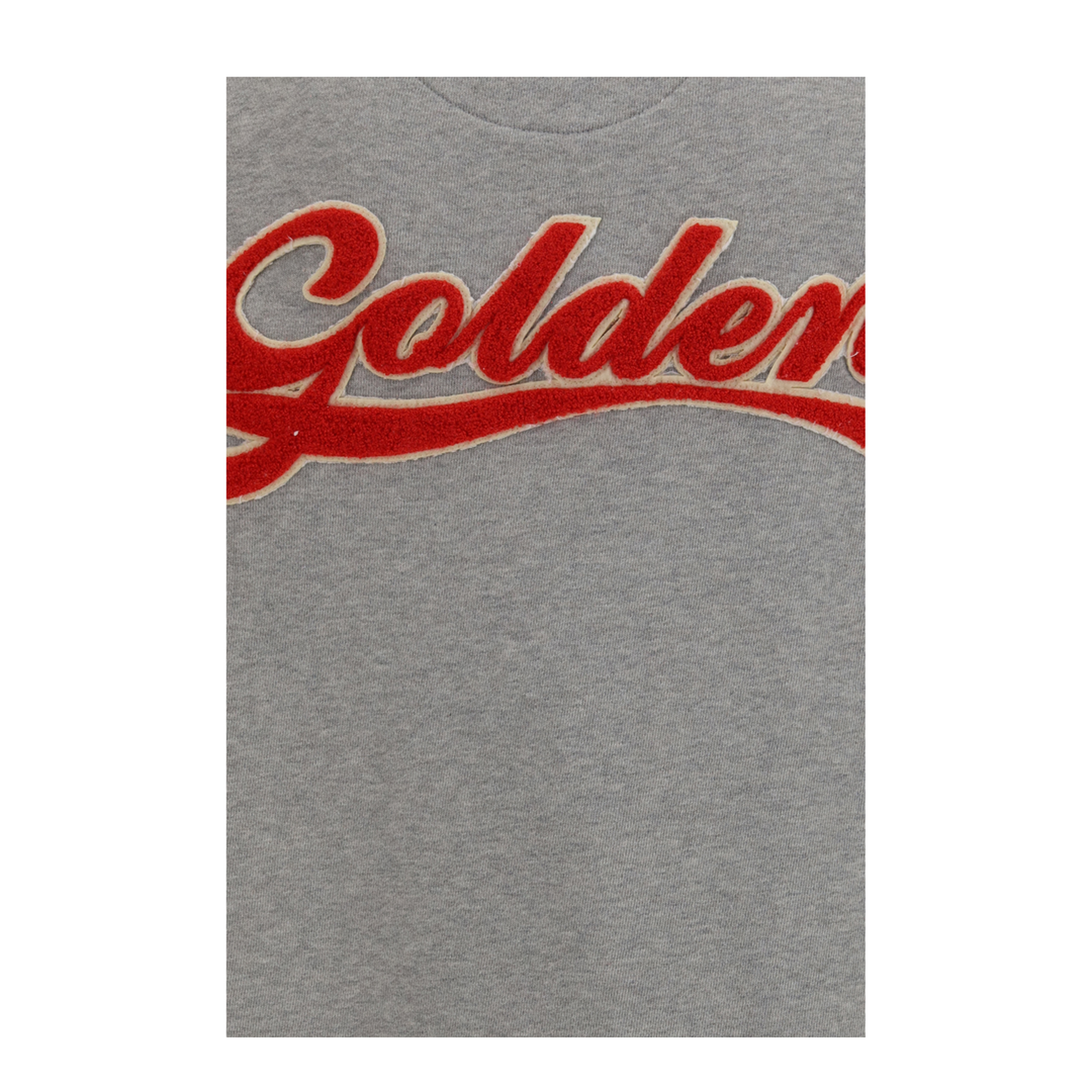 MAYFEYR - Golden Goose - Oversized Crewneck Sweater With Lettering On The Back - GUP02711P002637