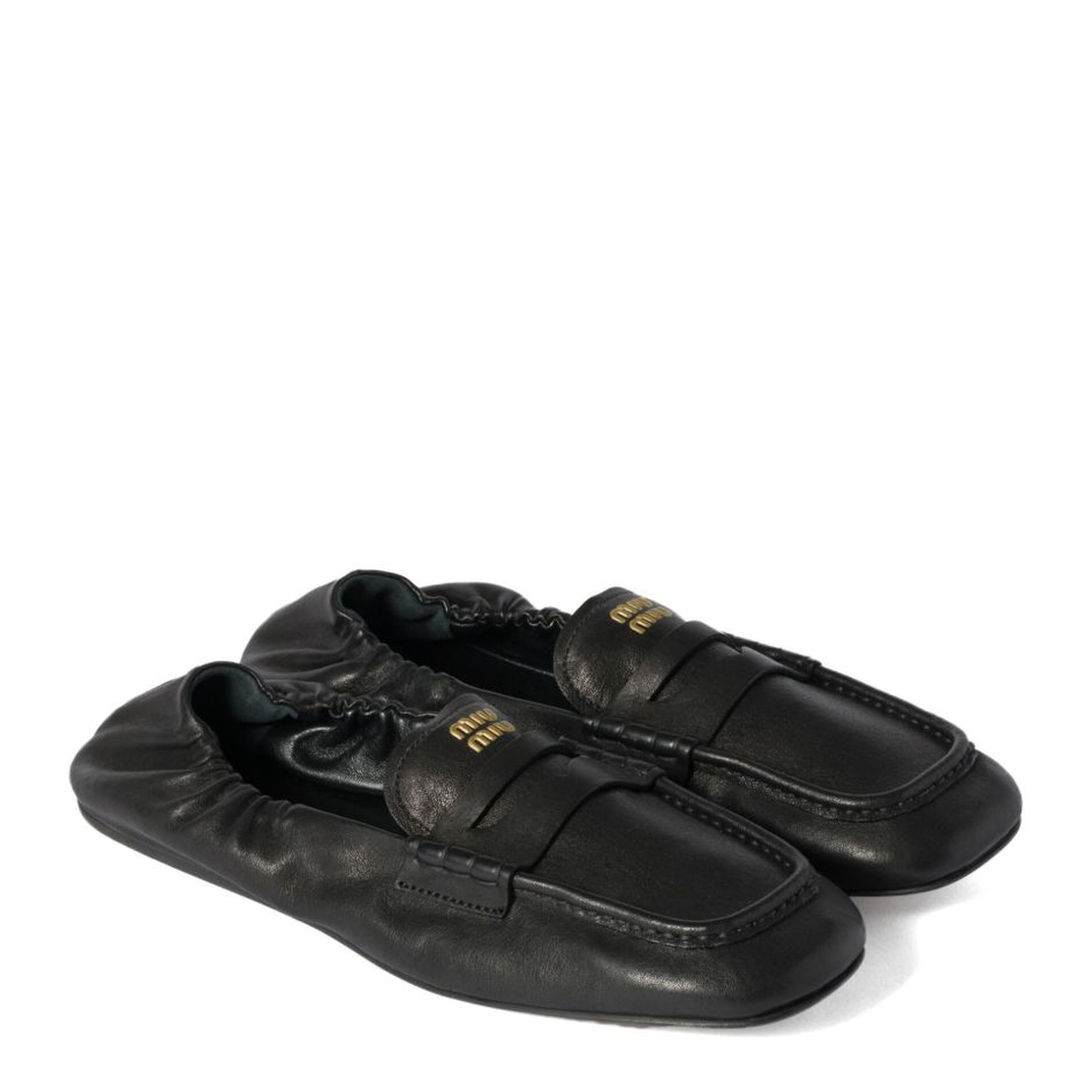 MAYFEYR - Miu Miu - Flat Shoes Black - 5D341EEFXF0002