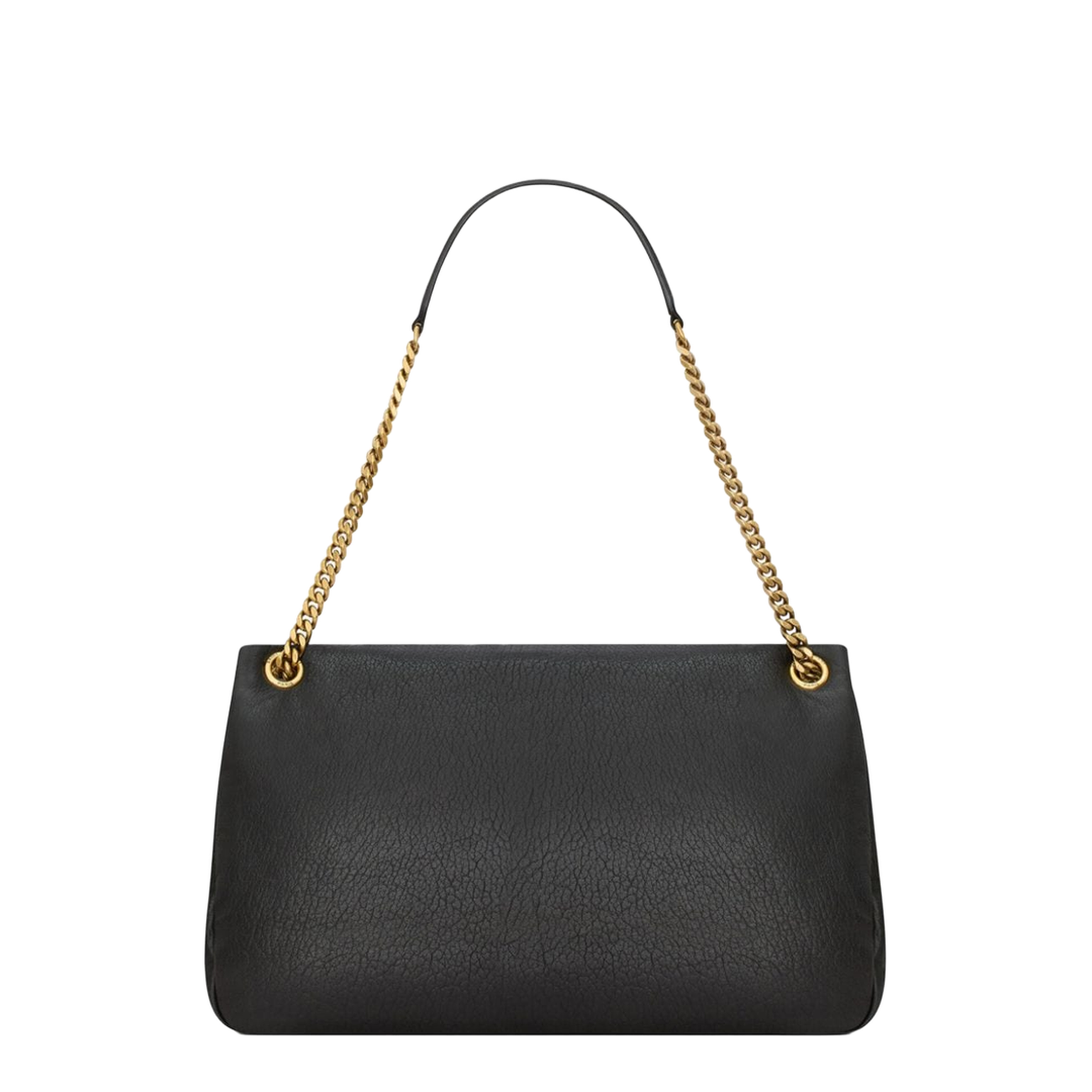 Cassandre Lambskin Pouch on Chain - Black