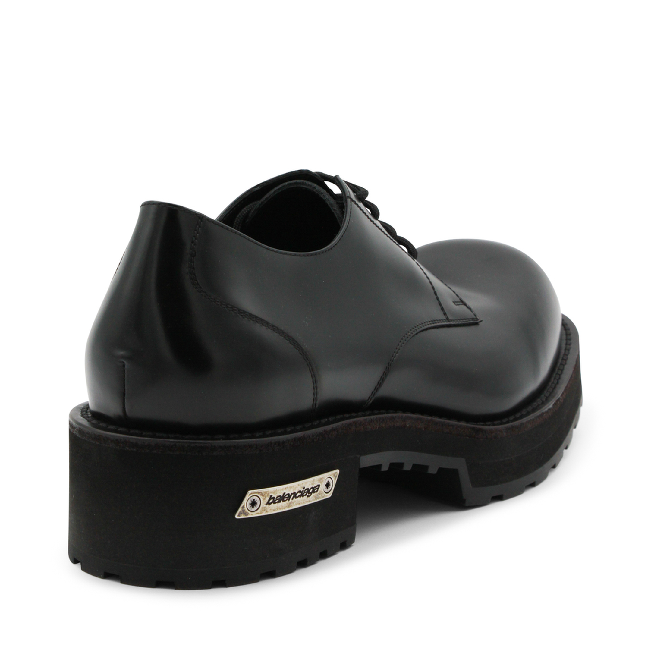 Denom Derby Shoes in Calfskin Leather