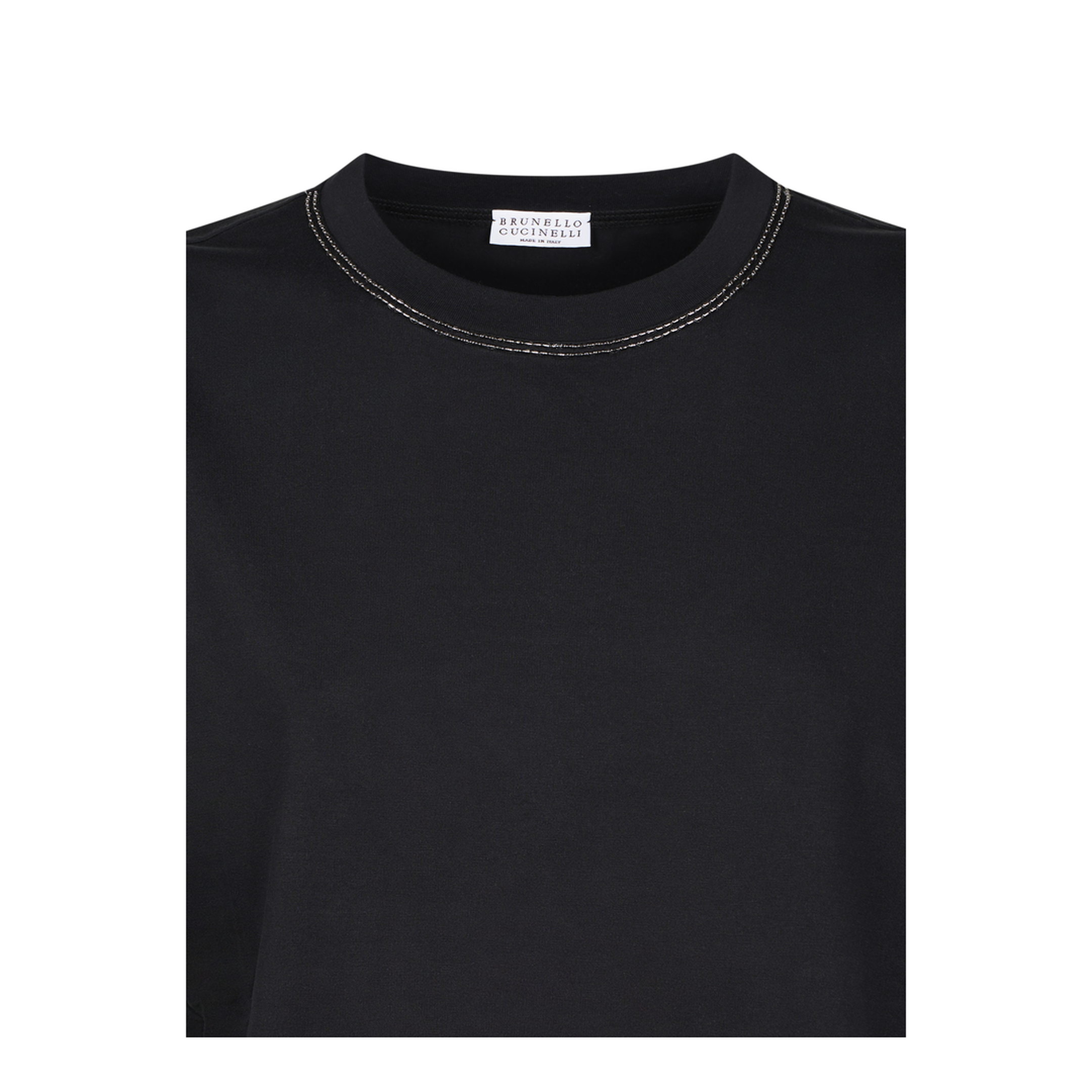 Crew-Neck T-Shirt - Black