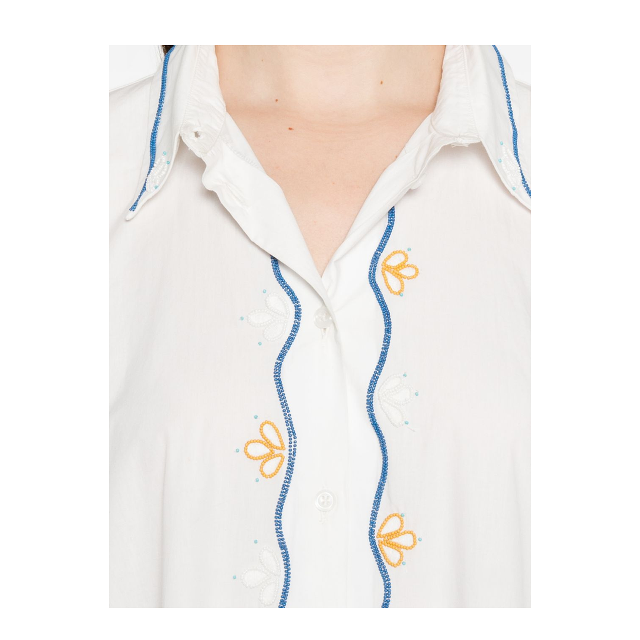 MAYFEYR - Forte Forte - Shirts White - 14849MYDRESSCRYSTAL