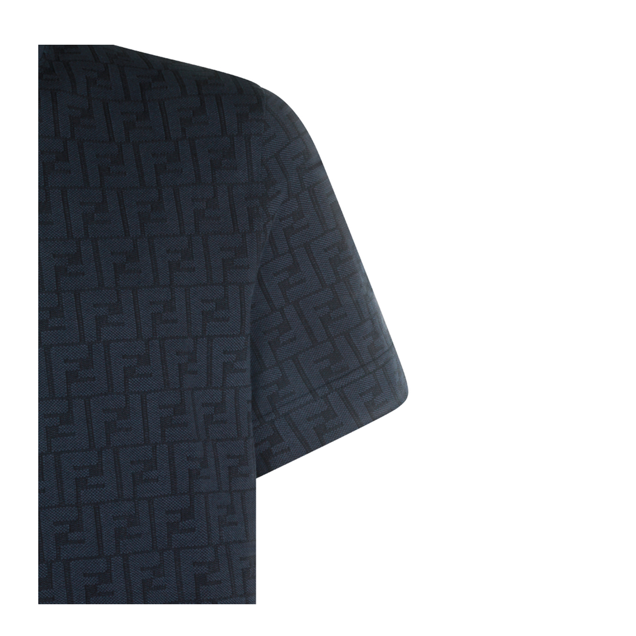 MAYFEYR - Fendi - Deep Blue Cotton T-Shirt - FY0936AUR1F0QA2