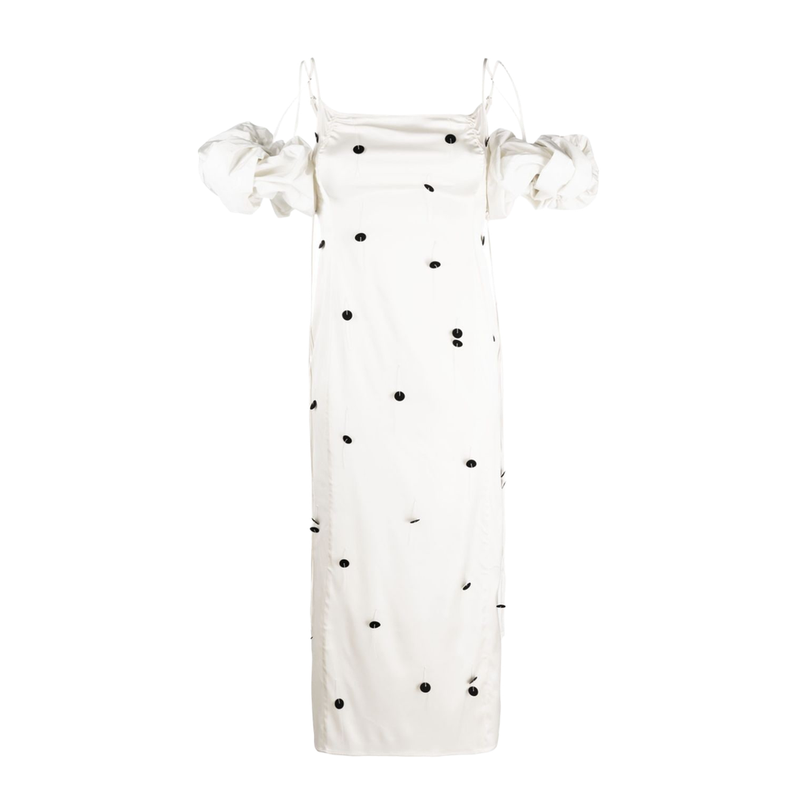 Chouchou Polka-Dot Midi Dress