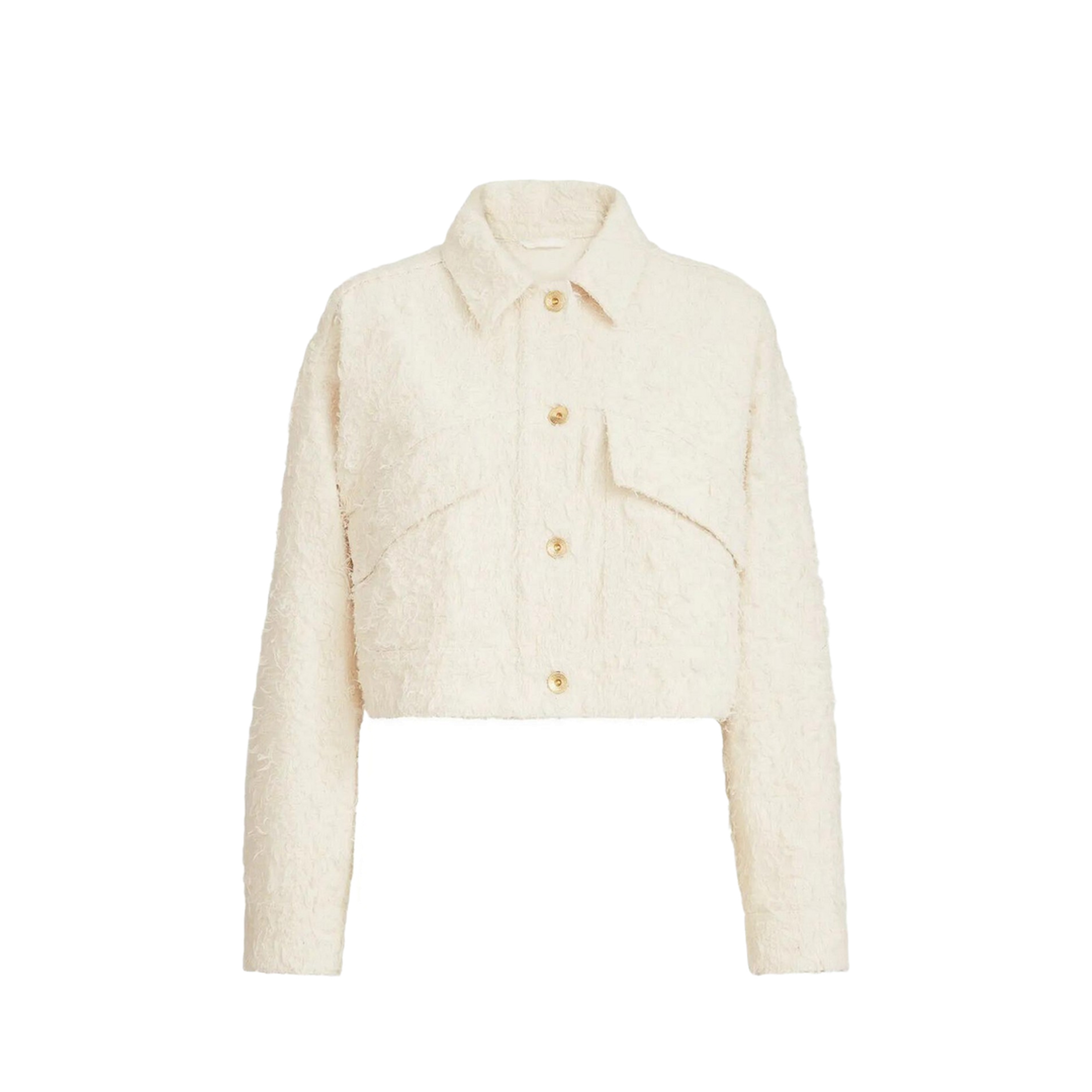 Fuzzy-Texture Jacket