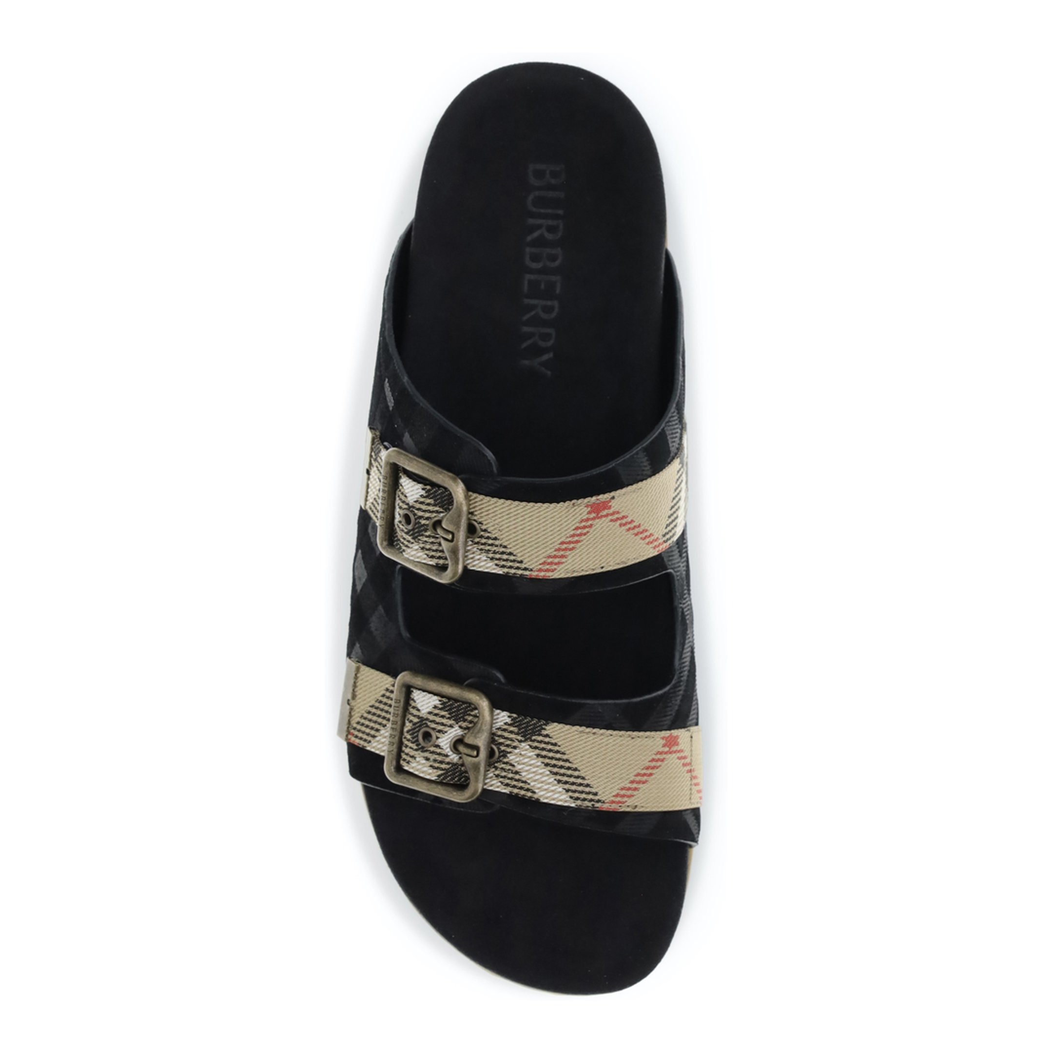 MAYFEYR - Burberry - Check Suede Urchin Sandals - 8118890