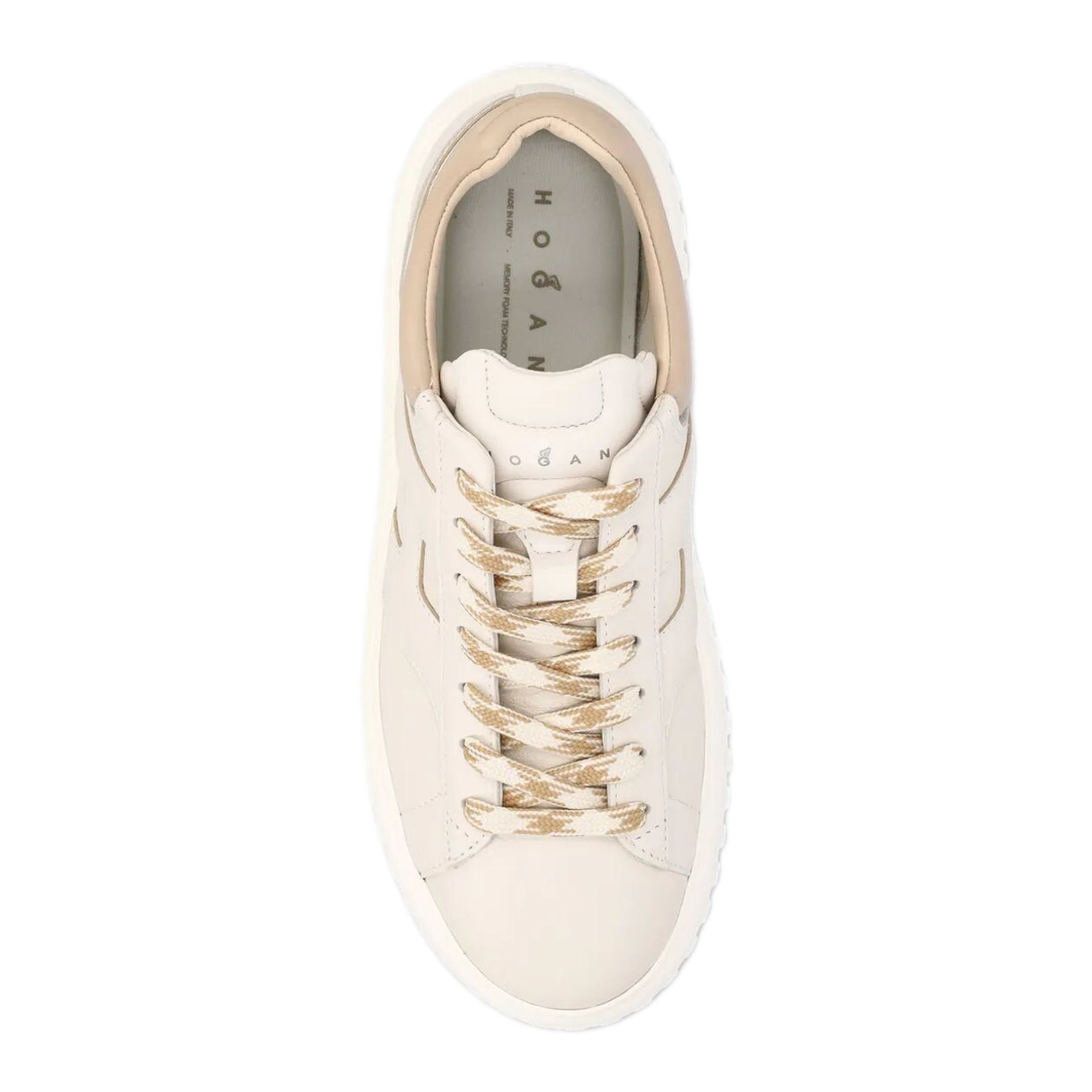 MAYFEYR - Hogan - H-Stripes Smooth Leather Sneakers - HXW6450FE93UY80FR7