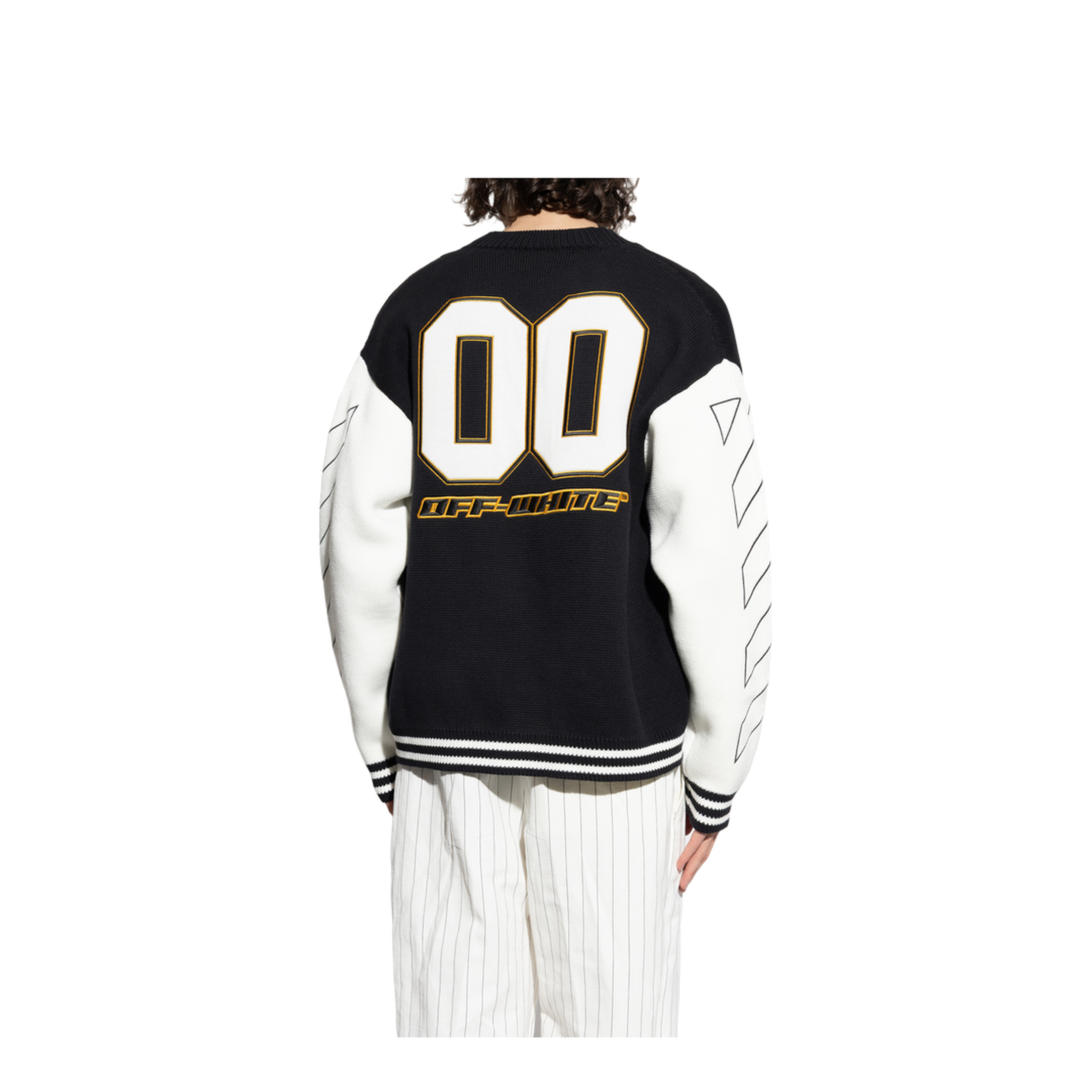 MAYFEYR - Off-White - Cardigan With Patches - 44MHB019S26K002001