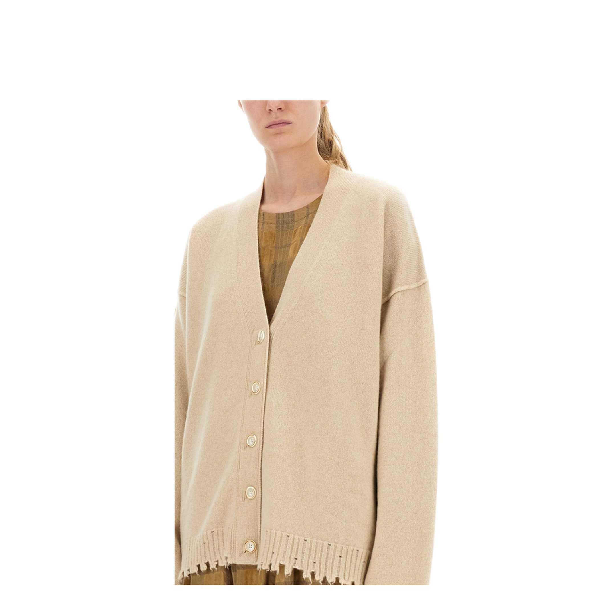 MAYFEYR - Uma Wang - Cashmere Cardigan With Buttons - UK7156UW200