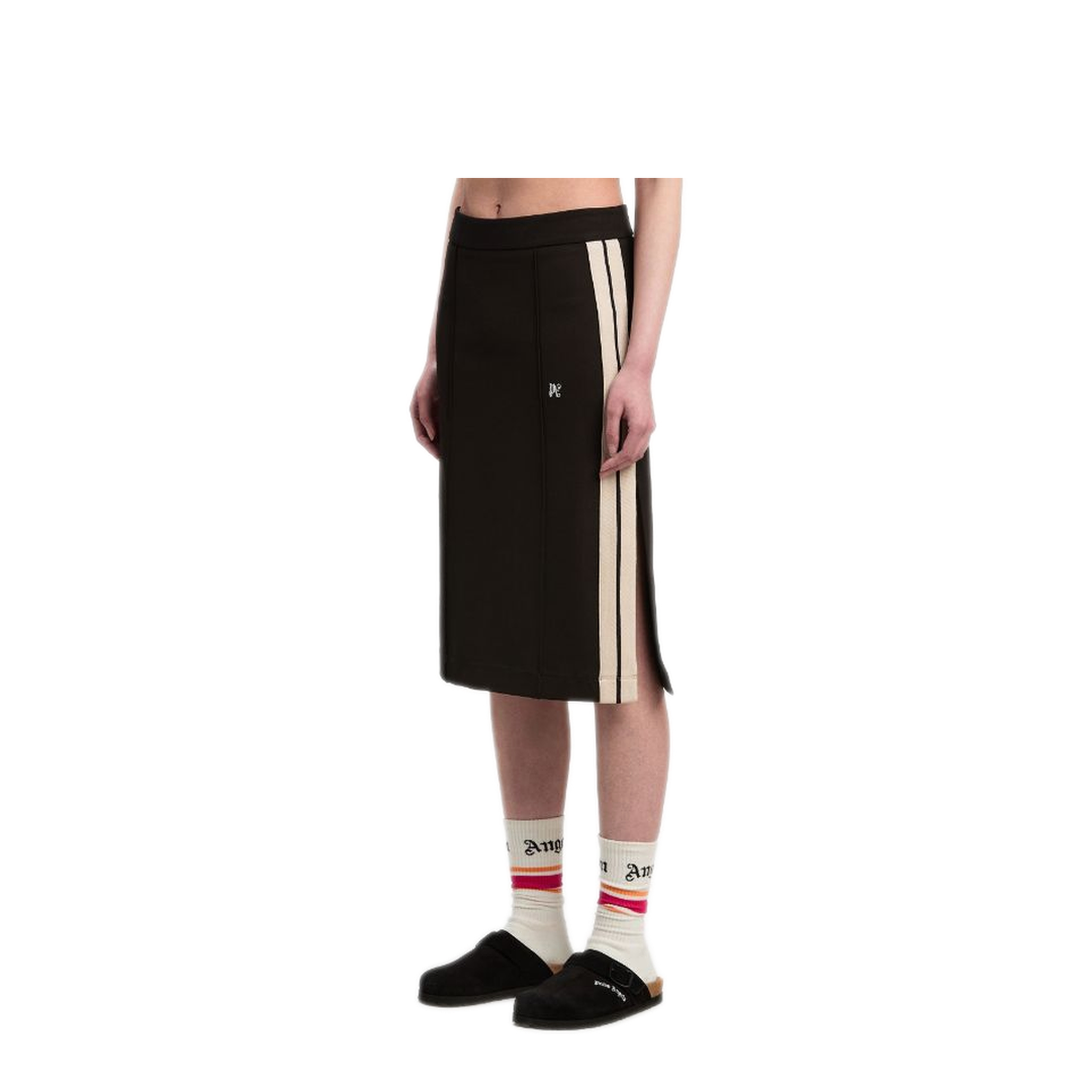 MAYFEYR - Palm Angels - Monogram Midi Skirt - PWCC081F24FAB0021003