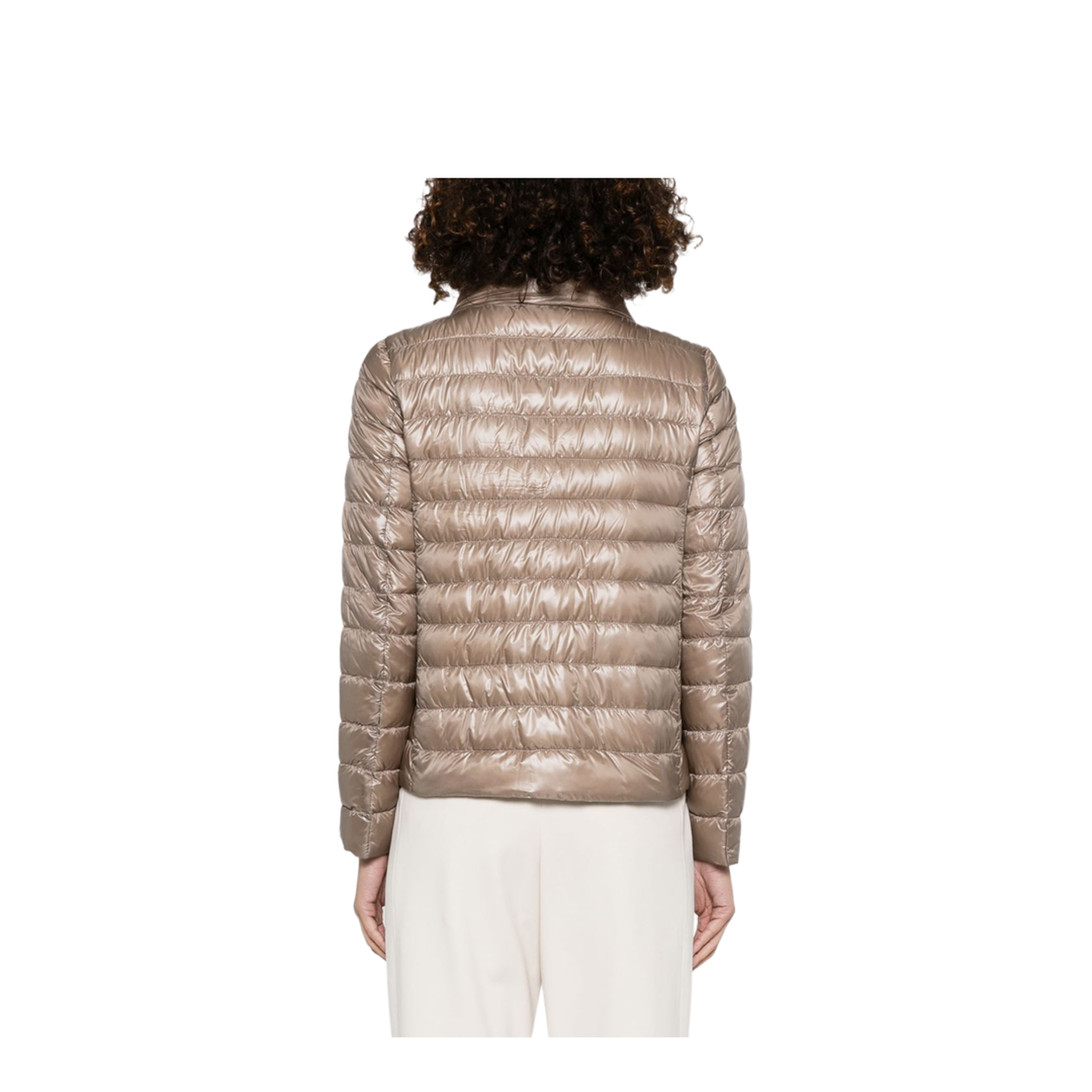 Reversible Puffer Jacket With High Collar