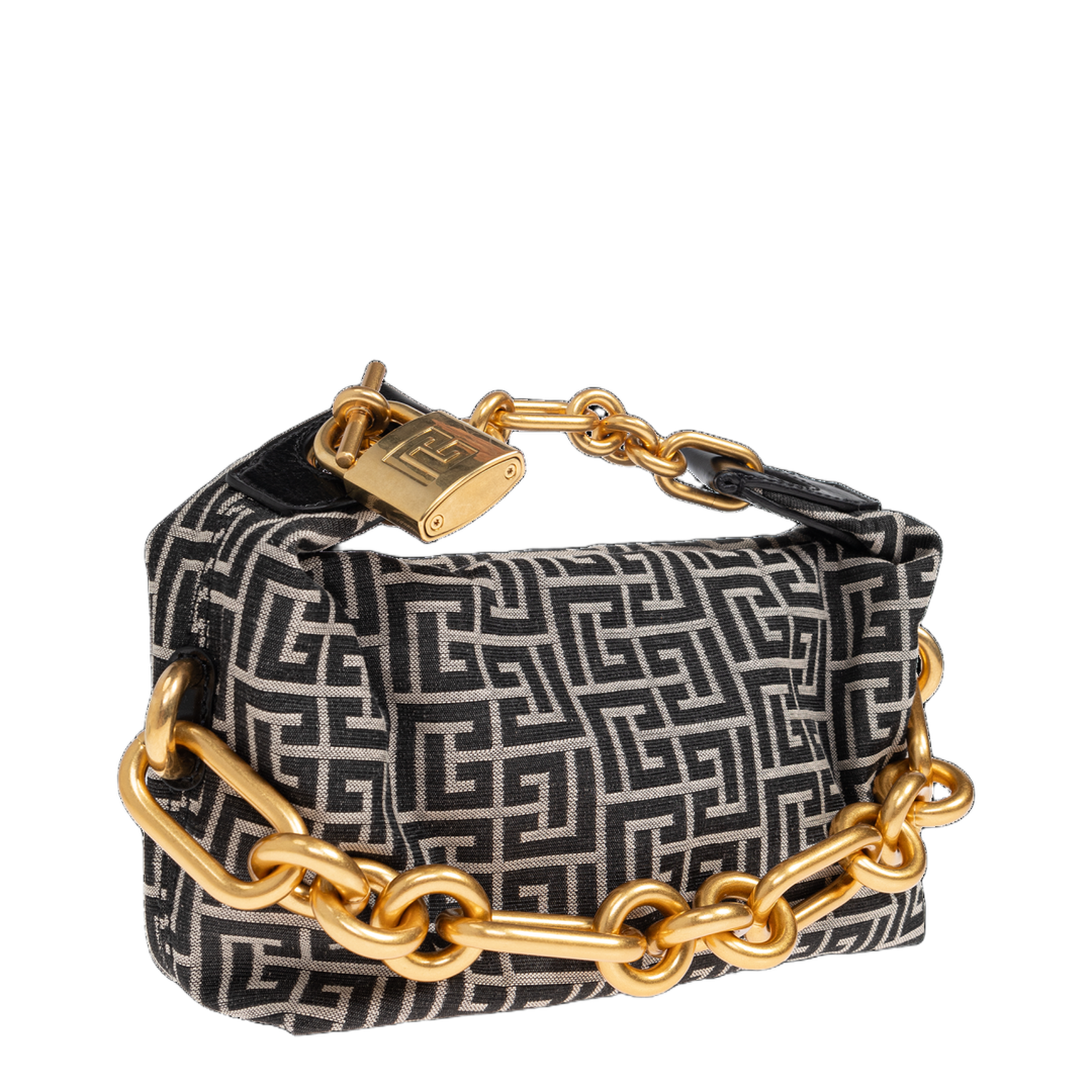 MAYFEYR - Balmain - Mini Sync Chain Top Handle Bag - GN1AD001TJTEGFE