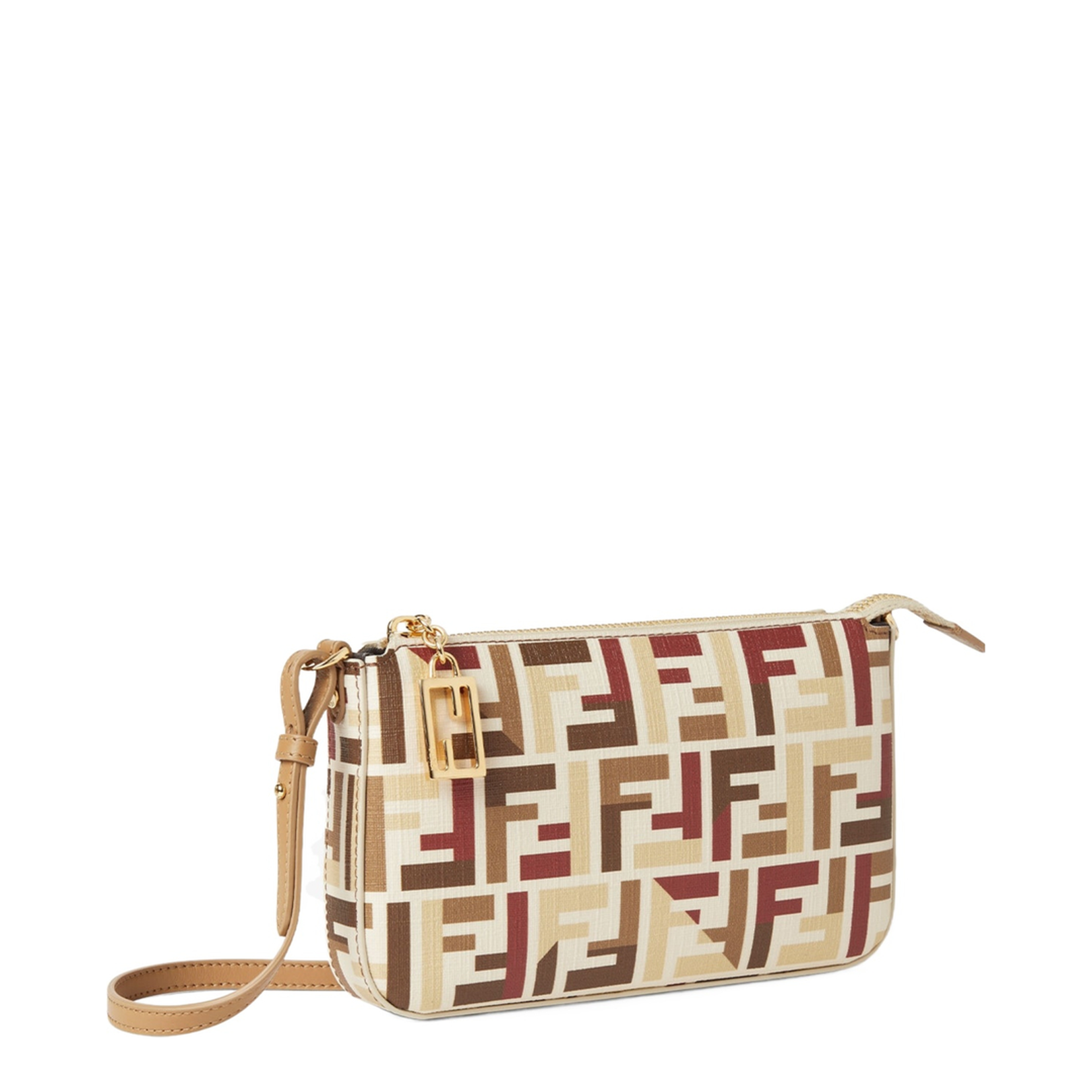Baguette Ff fabric Pouch - Multicolour