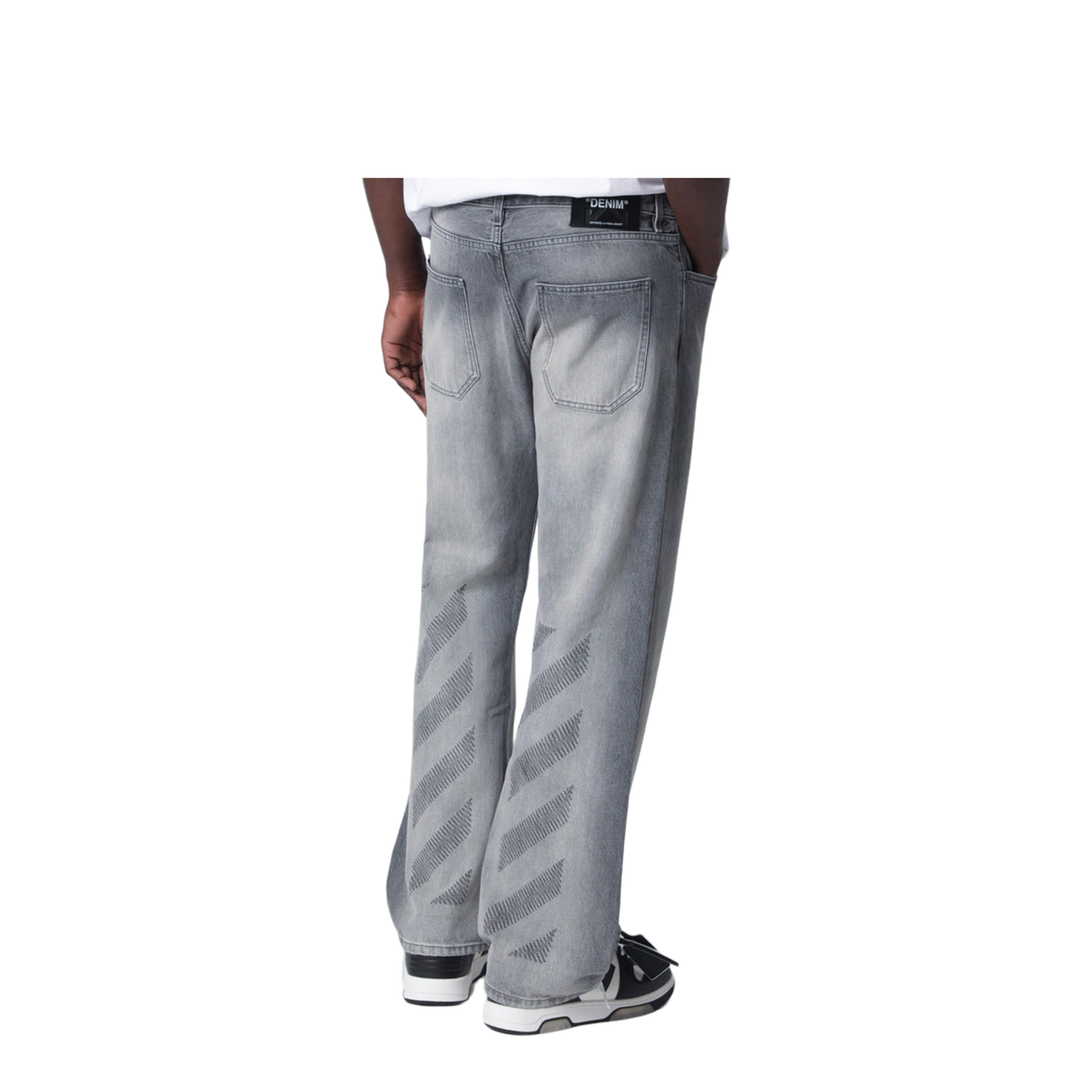 MAYFEYR - - Grey Washed-Effect Jeans - OMYA18JS26DEN0030020