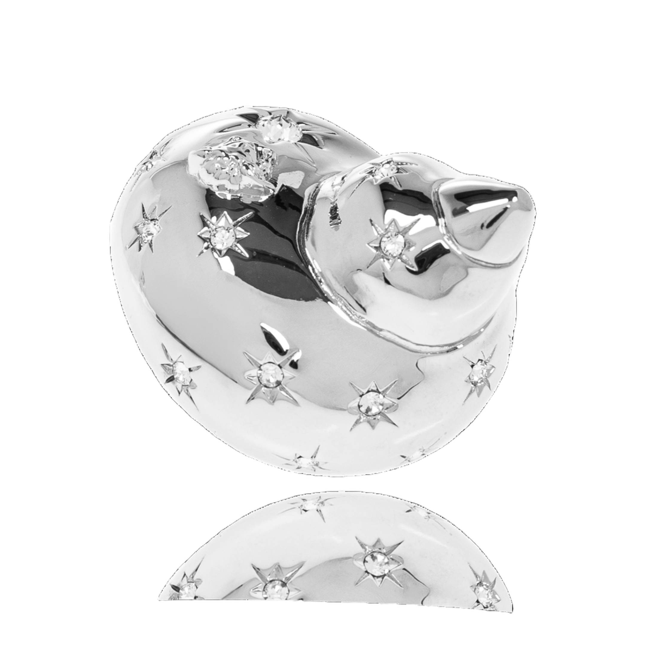 Ring with shell motif