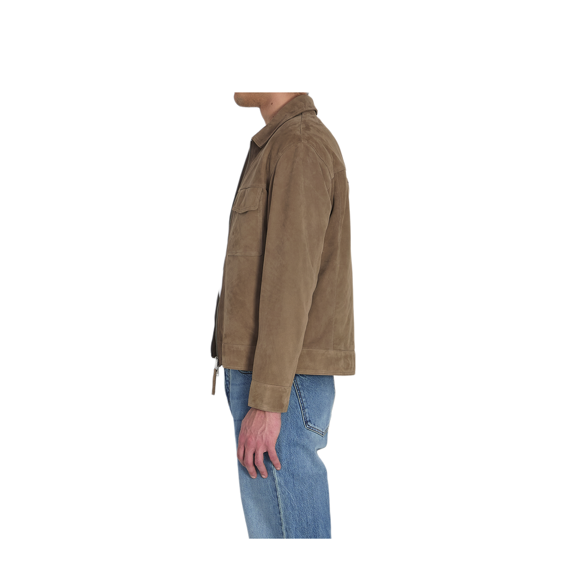 MAYFEYR - Arma - Kale Jacket In Suede - 002G261015SOIL